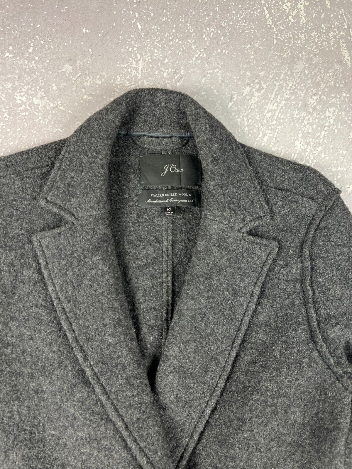 J.Crew Tall J. Crew Daphne Italian Boiled Wool Topcoat lady Size L / US 10 / IT 46 - 3 Thumbnail