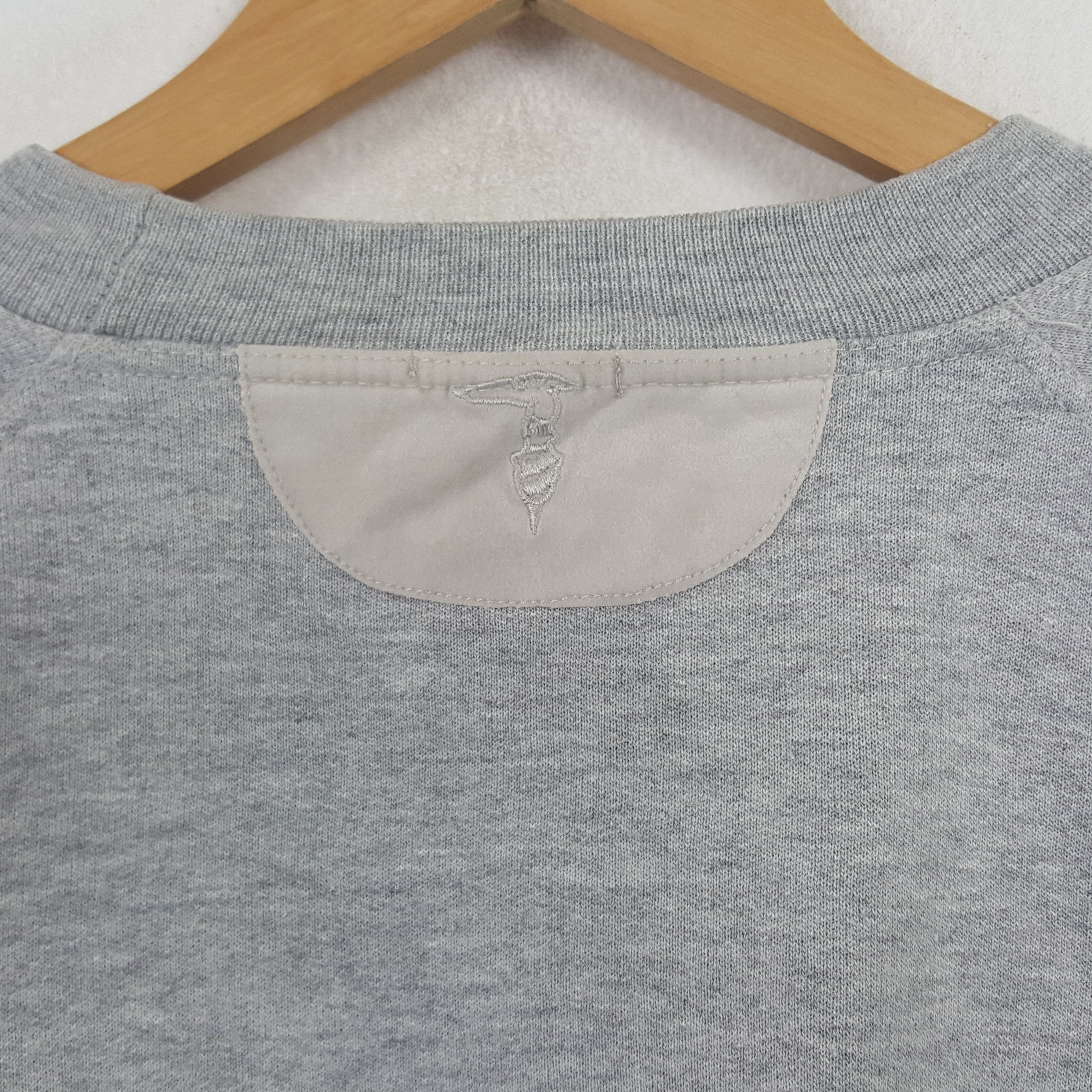 Trussardi × Vintage Vintage Trussardi Italian Brand Spellout Sweatshirt C279N16 Size US L / EU 52-54 / 3 - 4 Thumbnail