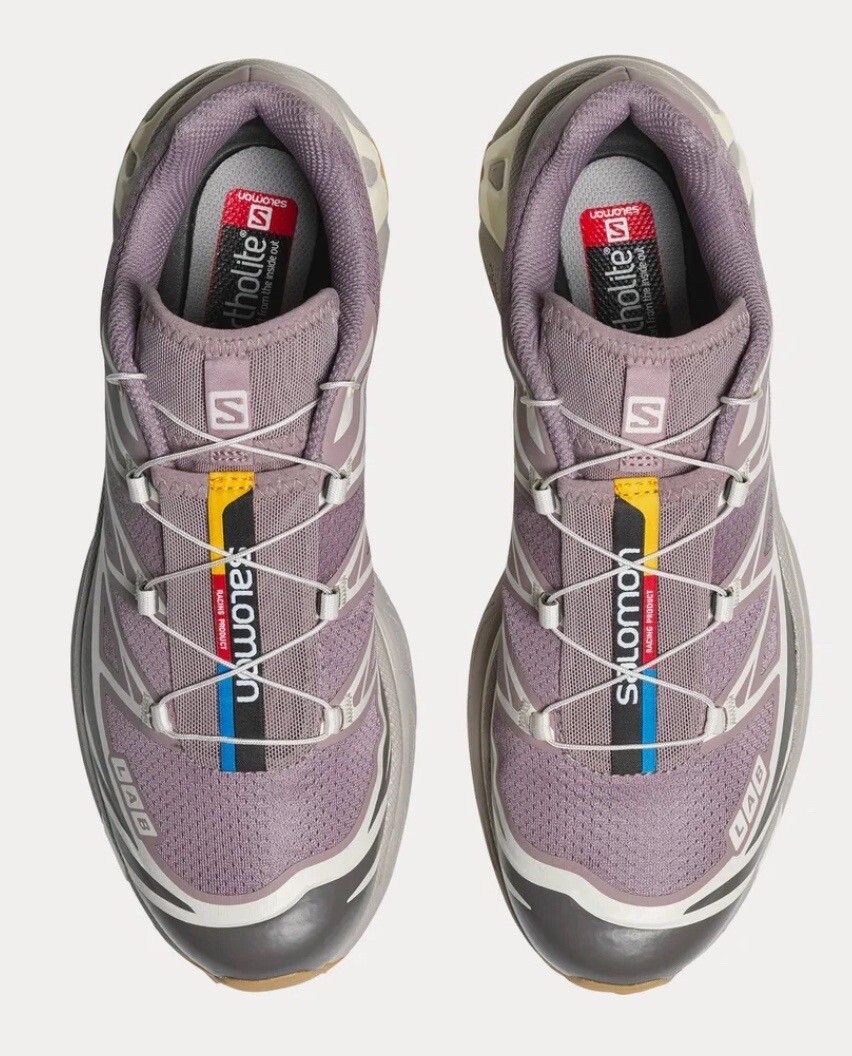 Kith × Salomon Salomon XT-6 Kith Quail / Plum Kitten / Vanilla Ice 47148200 Size US 13 / EU 46 - 2 Thumbnail