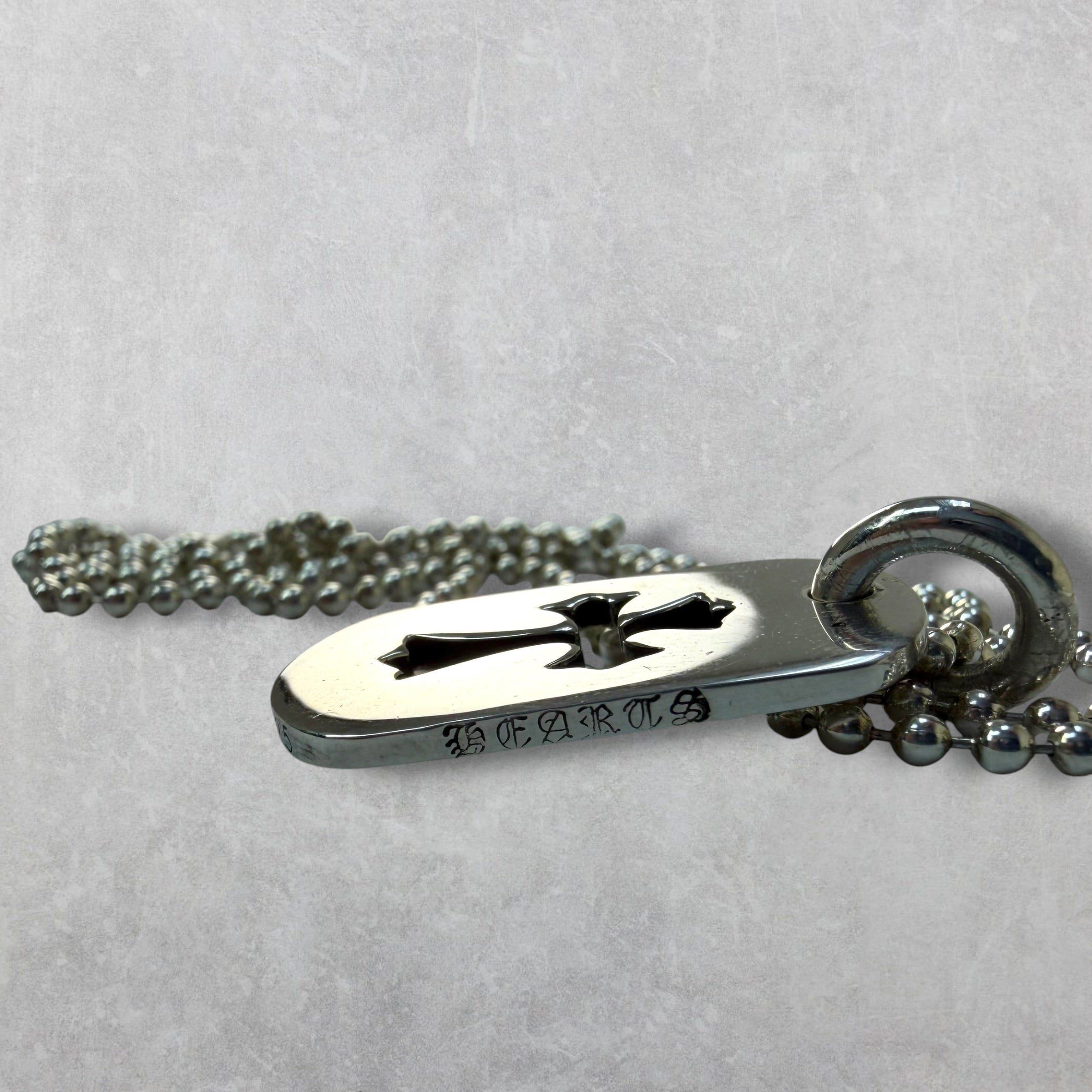 Chrome Hearts Chrome Hearts Cross Cutout Dog Tag w/ Ball Chain Size ONE SIZE - 5 Thumbnail