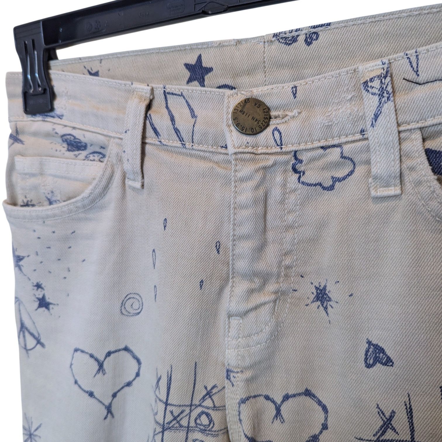 Current/Elliot Current/Elliott The Stiletto Safari Write On Destroy Jeans Size 28" / US 6 / IT 42 - 6 Thumbnail