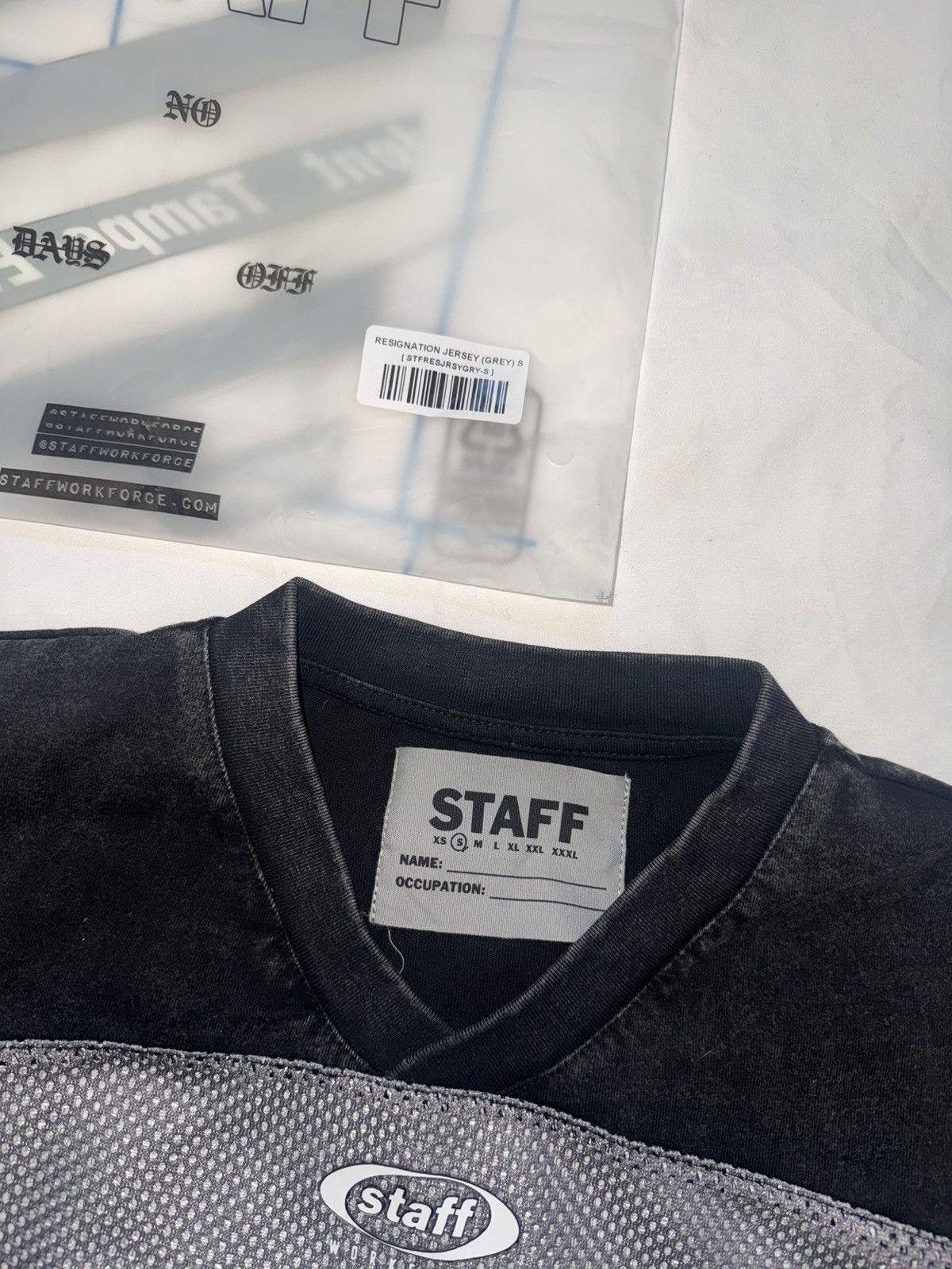 STAFF WORKFORCE Staff workforce resignation Jersey - brand new size small Size US S / EU 44-46 / 1 - 6 Thumbnail