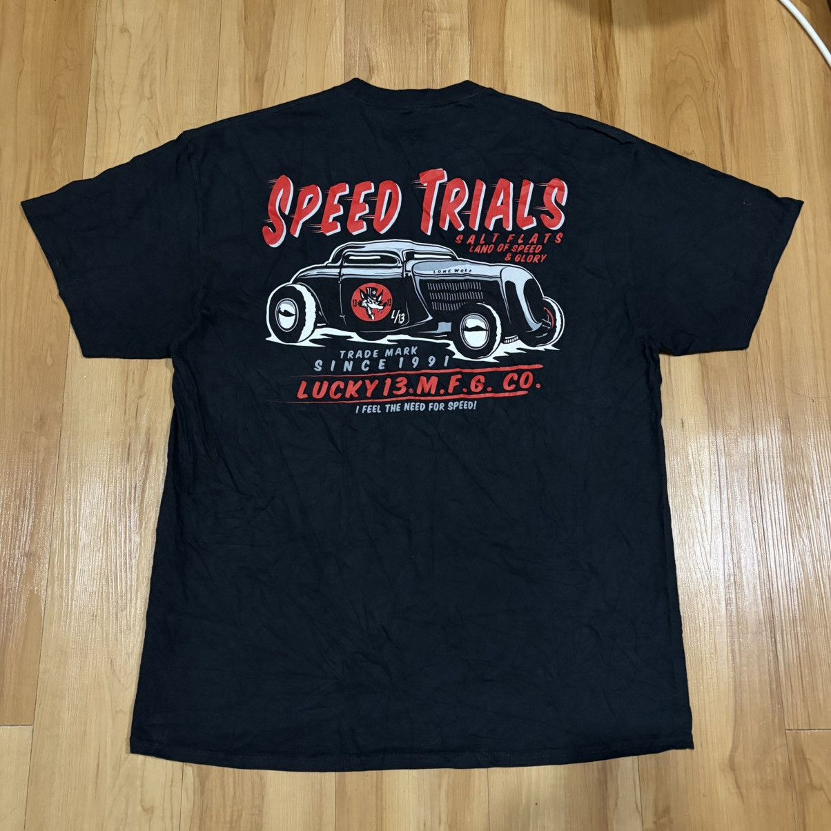 Harley Davidson Lucky 13 Speed Trials t-shirt Size US XL / EU 56 / 4 - 1 Thumbnail