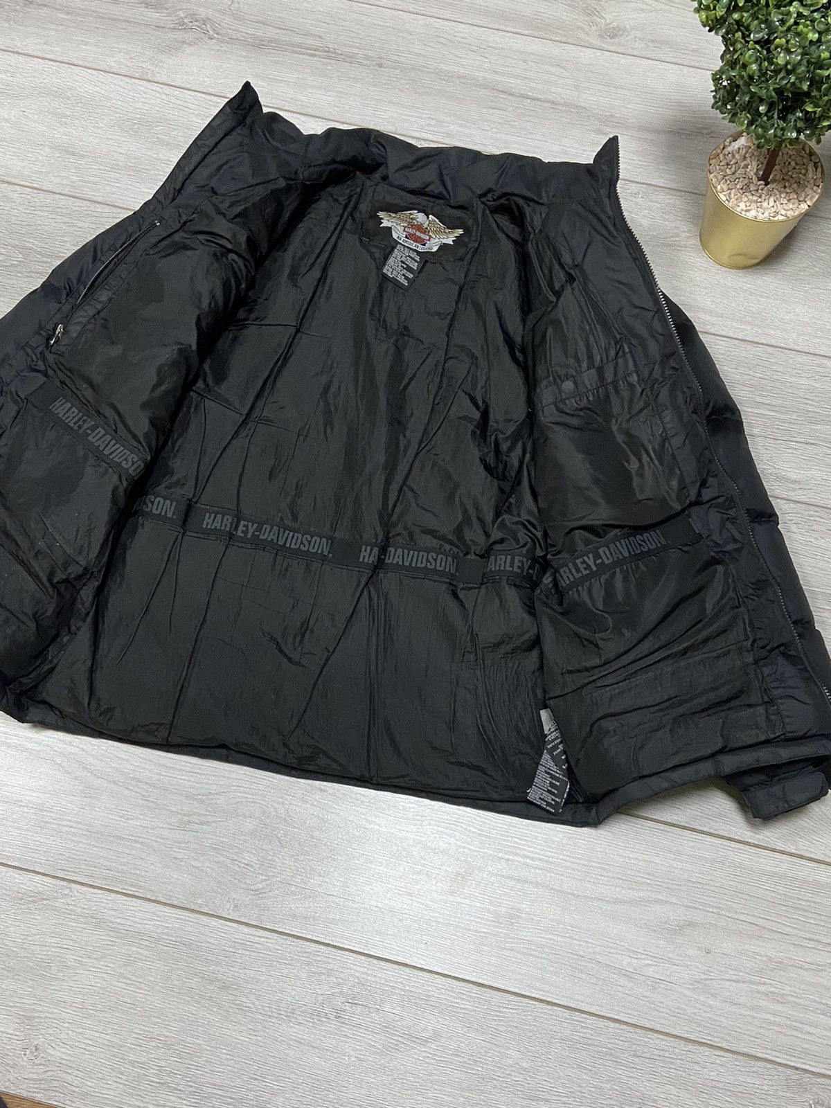 Harley Davidson Vintage skull ☠️ Harley Davidson Puffer Jacket Size US M / EU 48-50 / 2 - 11 Thumbnail