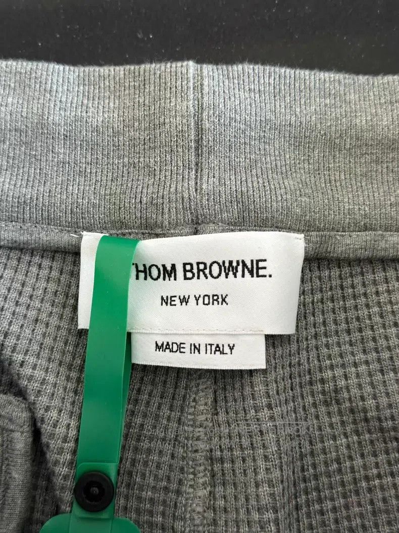 Thom Browne Thom Browne size 1 Grey Waffle Sweatpants Size US 27 - 3 Thumbnail