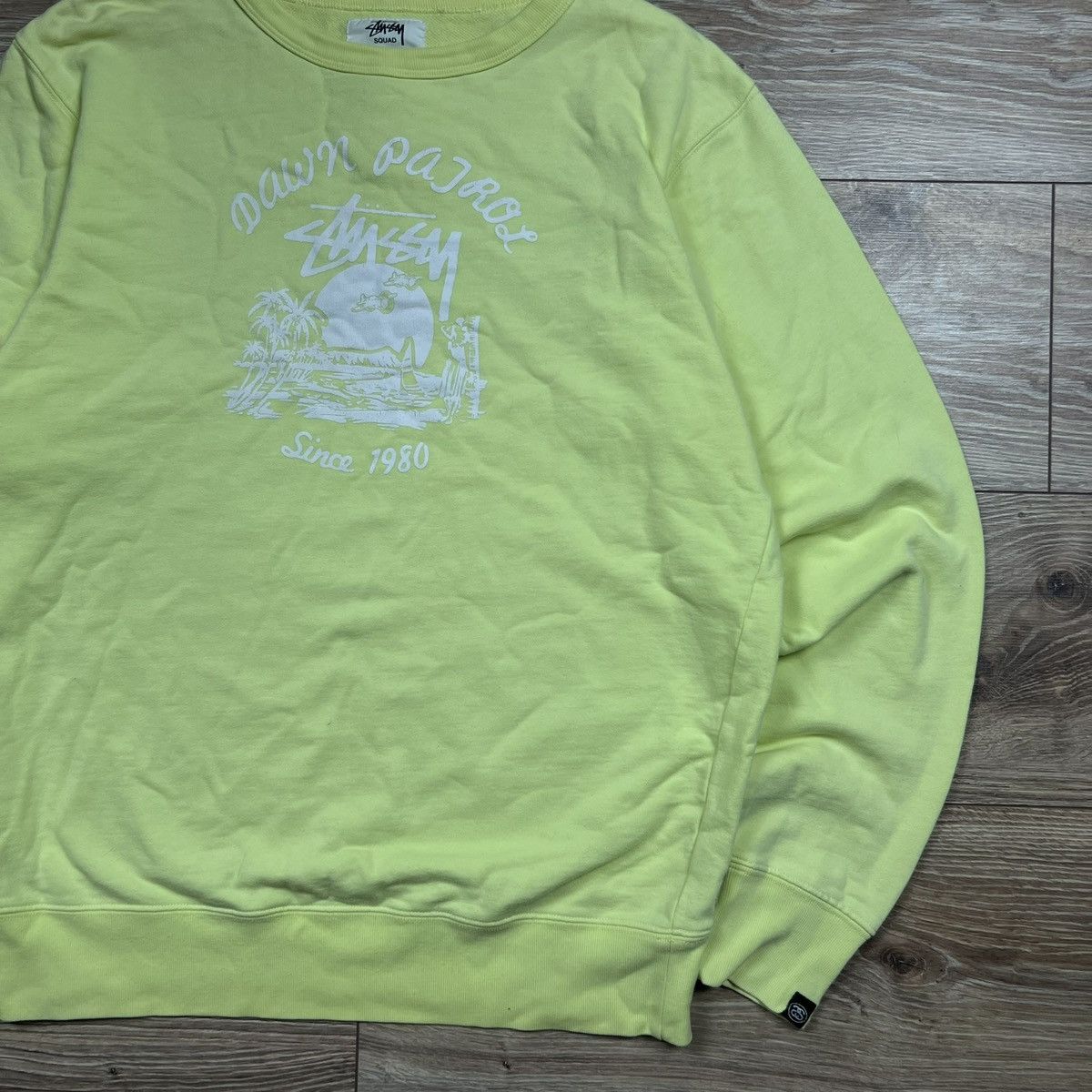 Stussy 00s Stussy Surf Style Vintage Y2K Big Logo Sweatshirt Size US M / EU 48-50 / 2 - 3 Thumbnail