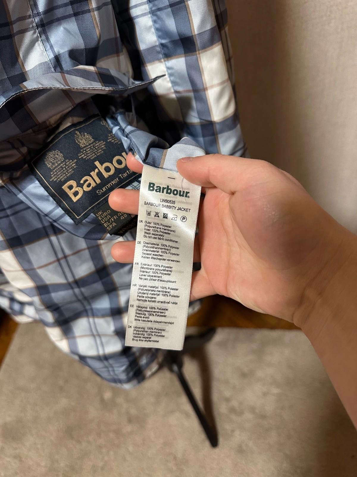 Barbour BARBOUR CHECK REVERSIBLE DERBY MAC LAMINATED RAIN JACKET Size XXL / US 16-18 / IT 52-54 - 8 Thumbnail