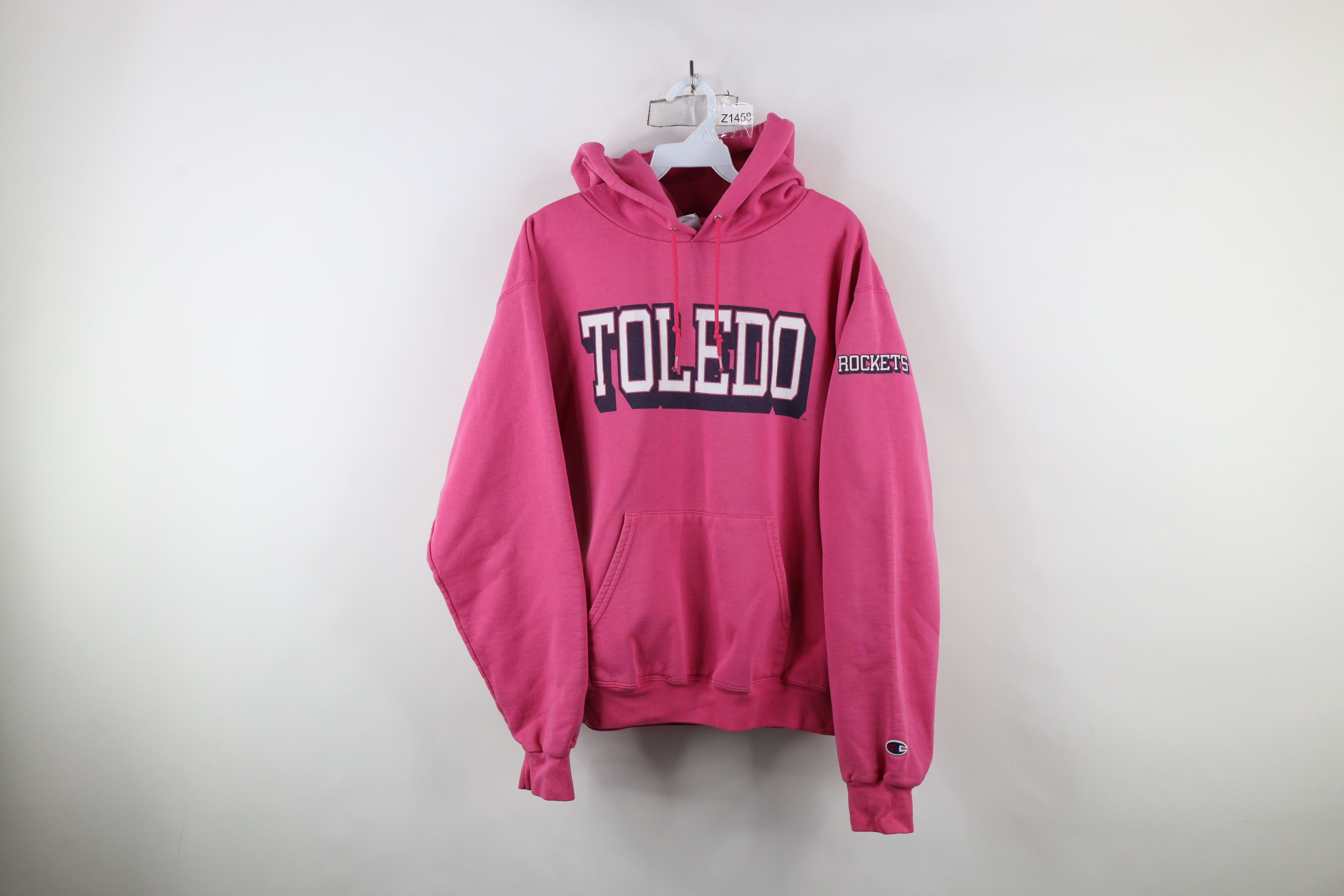 Champion × Vintage Vintage 90s Champion University of Toledo Hoodie Sweatshirt Size M / US 6-8 / IT 42-44 - 1 Thumbnail