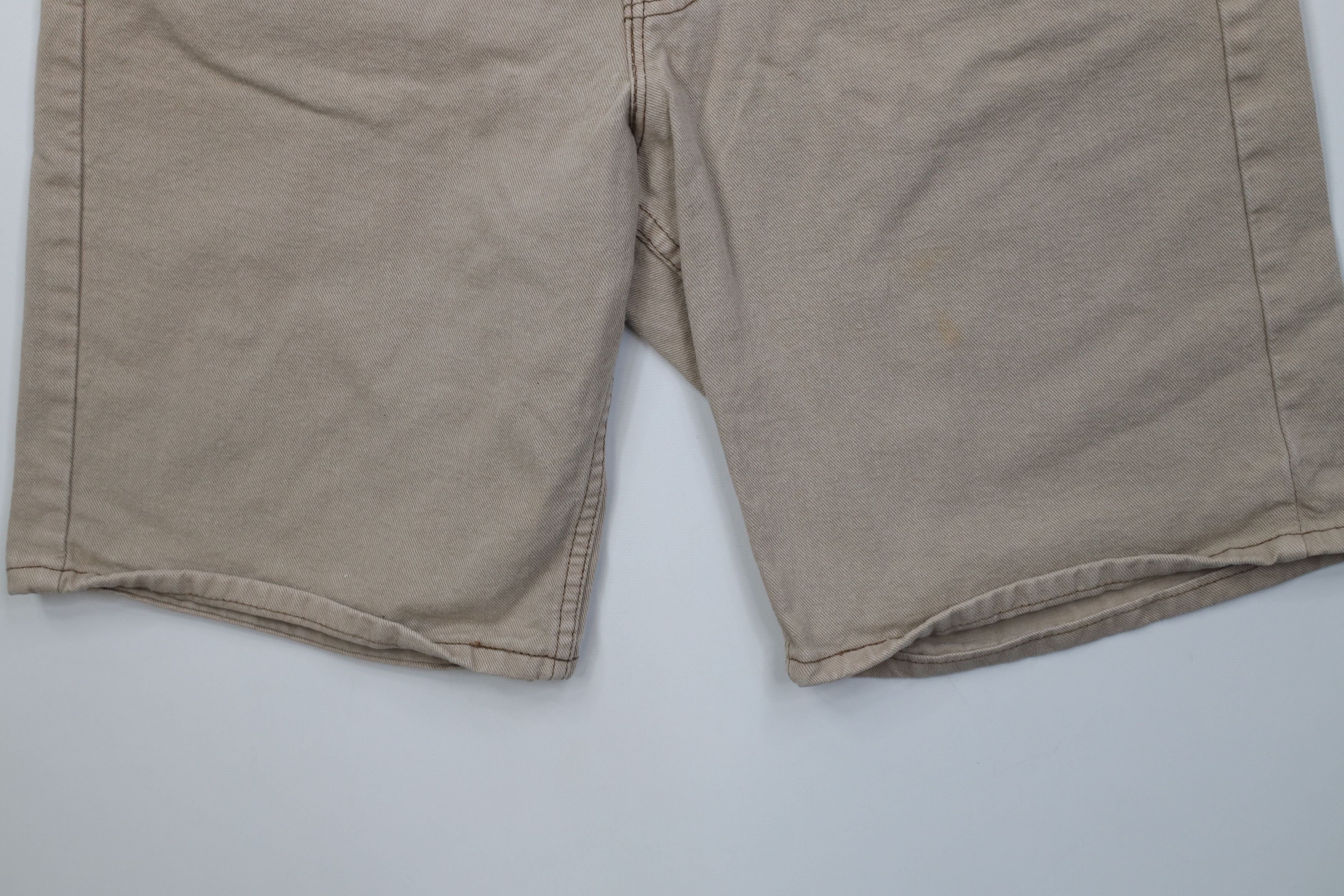 Levi's Vintage 90s Levis 550 Orange Tab Fit Denim Jean Shorts USA Size US 34 / EU 50 - 4 Thumbnail