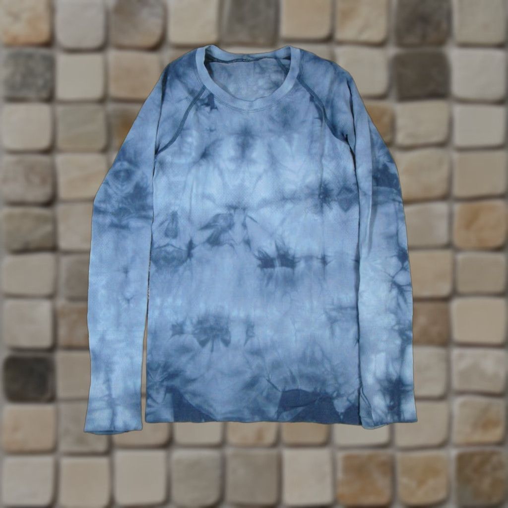 Lululemon Lululemon Swiftly Tech Shirt Womens 3XS Blue Tie Dye Marble Running Pullover Size XXS / US 00 / IT 34 - 1 Thumbnail