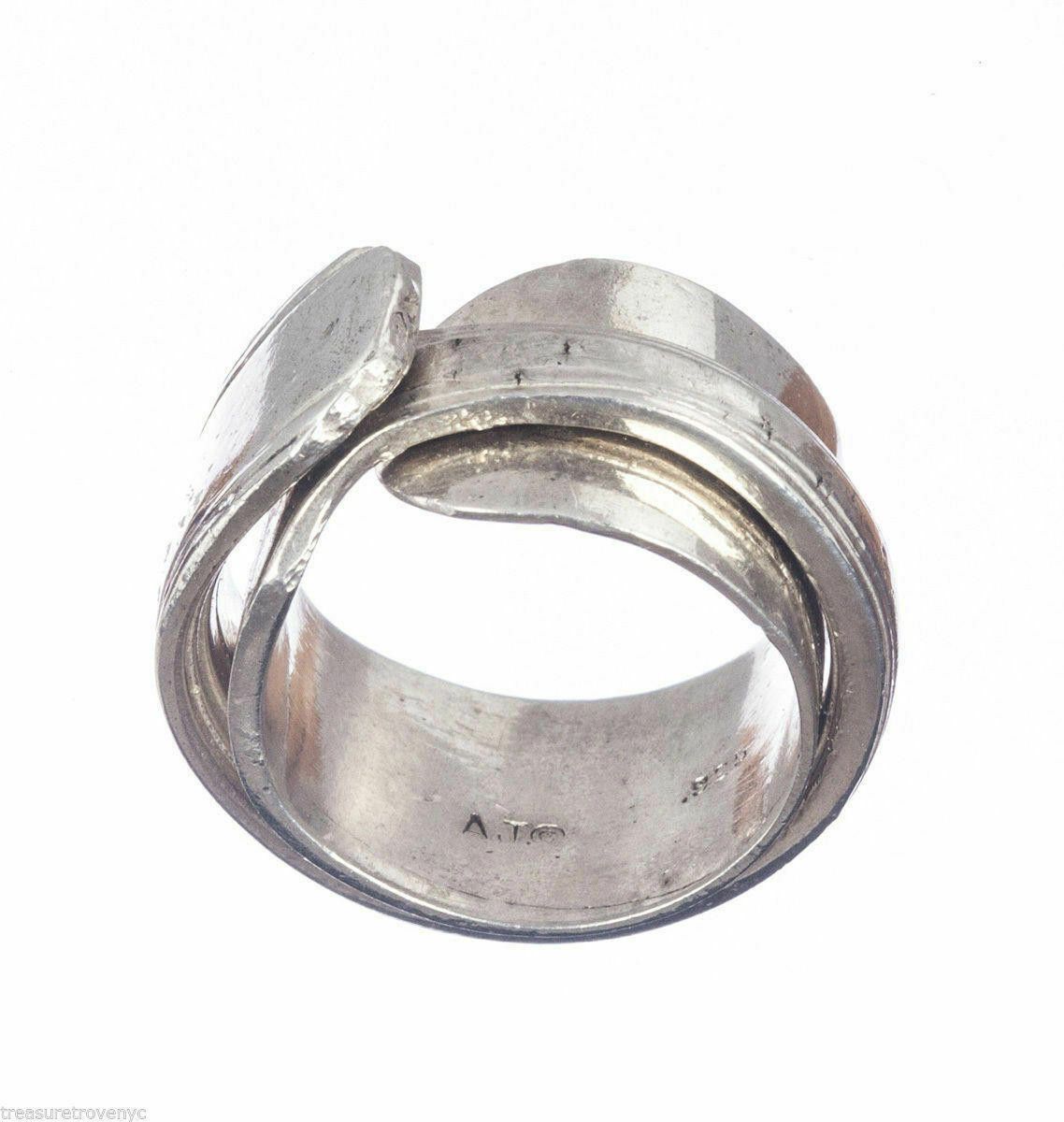 Designer Sterling Silver Butter Knife Ring Silverware Alberto Juan Size ONE SIZE - 4 Thumbnail