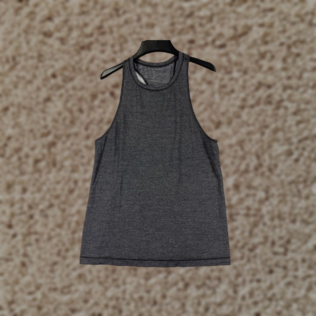 Lululemon Lululemon Shirt Women 8 Gray Racerback Tank Round Neck Run Gym Yoga Casual Sleeveless Sports 90s Mens Womens Girls Size M / US 6-8 / IT 42-44 - 1 Thumbnail