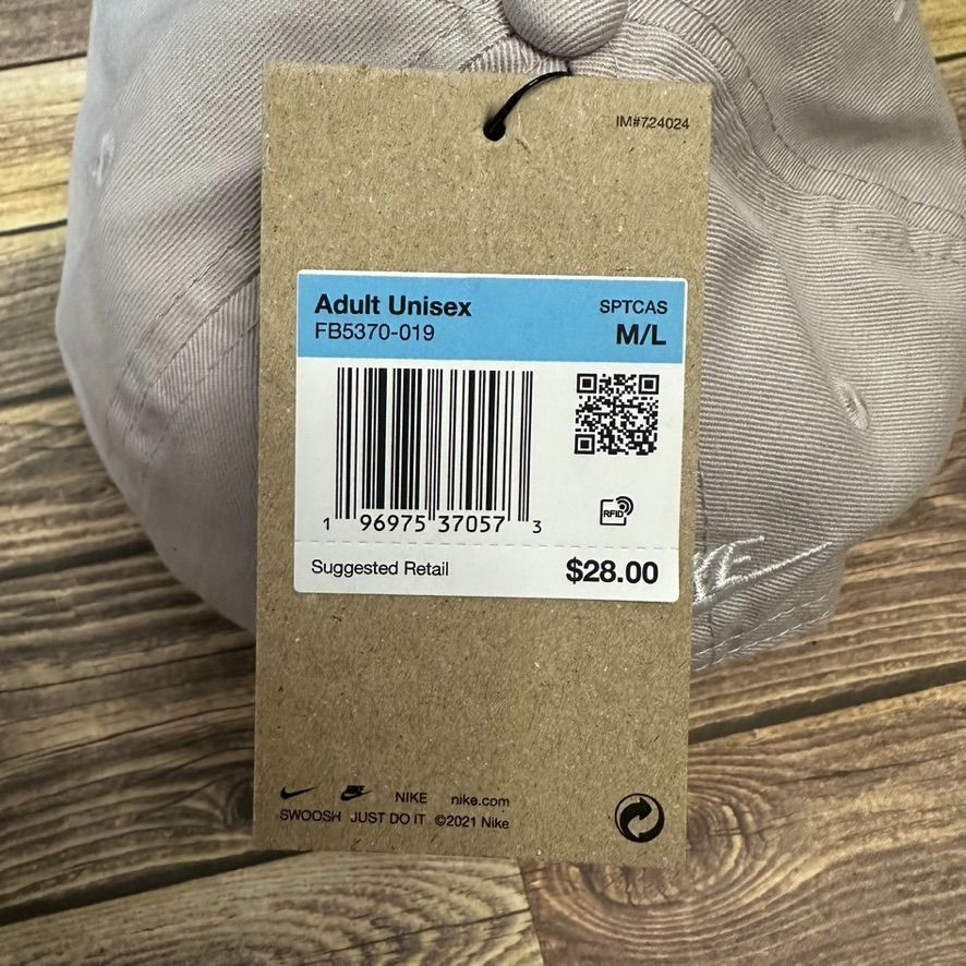 Nike Nike Unisex Club Unstructured Just Do It Cap NWT M/L Violet Size ONE SIZE - 12 Thumbnail