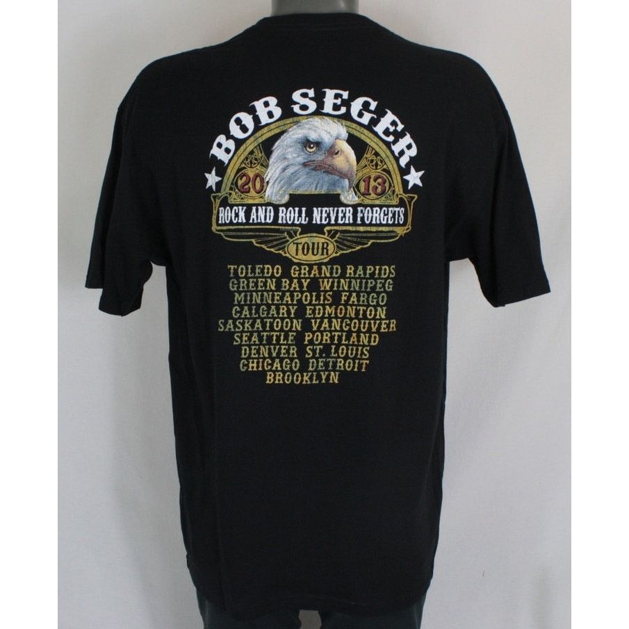 Anvil Bob Seger 2013 Tour Rock & Roll Never Forgets T-Shirt XL Size US XL / EU 56 / 4 - 3 Thumbnail