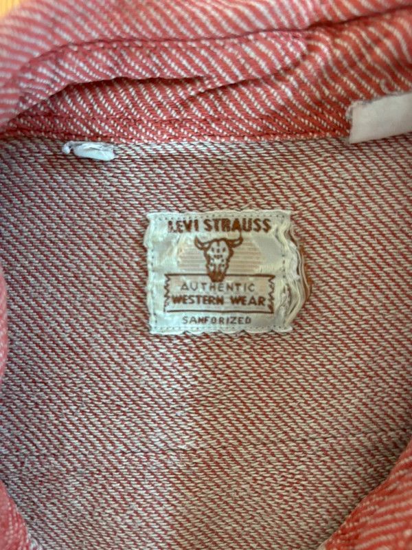 Levi's Vintage Clothing LVC 1950s Shorthorn pink flannel shirt Size US S / EU 44-46 / 1 - 4 Thumbnail