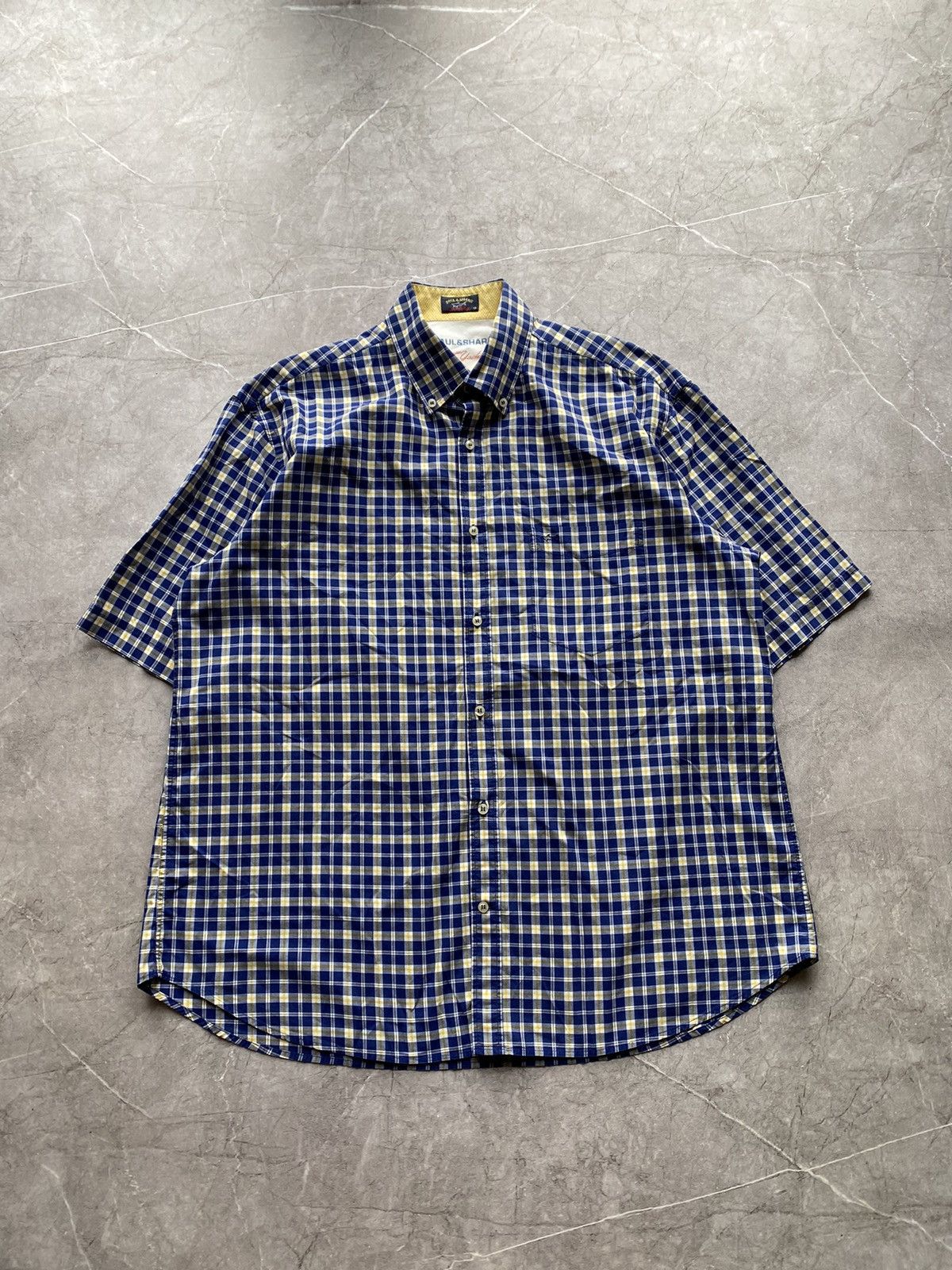 Paul & Shark Paul & Shark Vintage Yachting Royal Club Shirt Button Up Size US XL / EU 56 / 4 - 2 Thumbnail