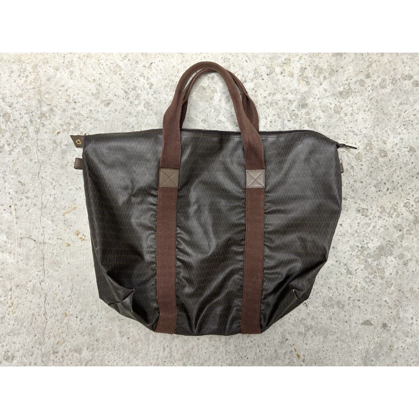 Valentino Valentino Tote Bag Women 2 Pc Brown Leather Emblem Gold Hardware Tassel Made in Italy - Large Size ONE SIZE - 3 Thumbnail
