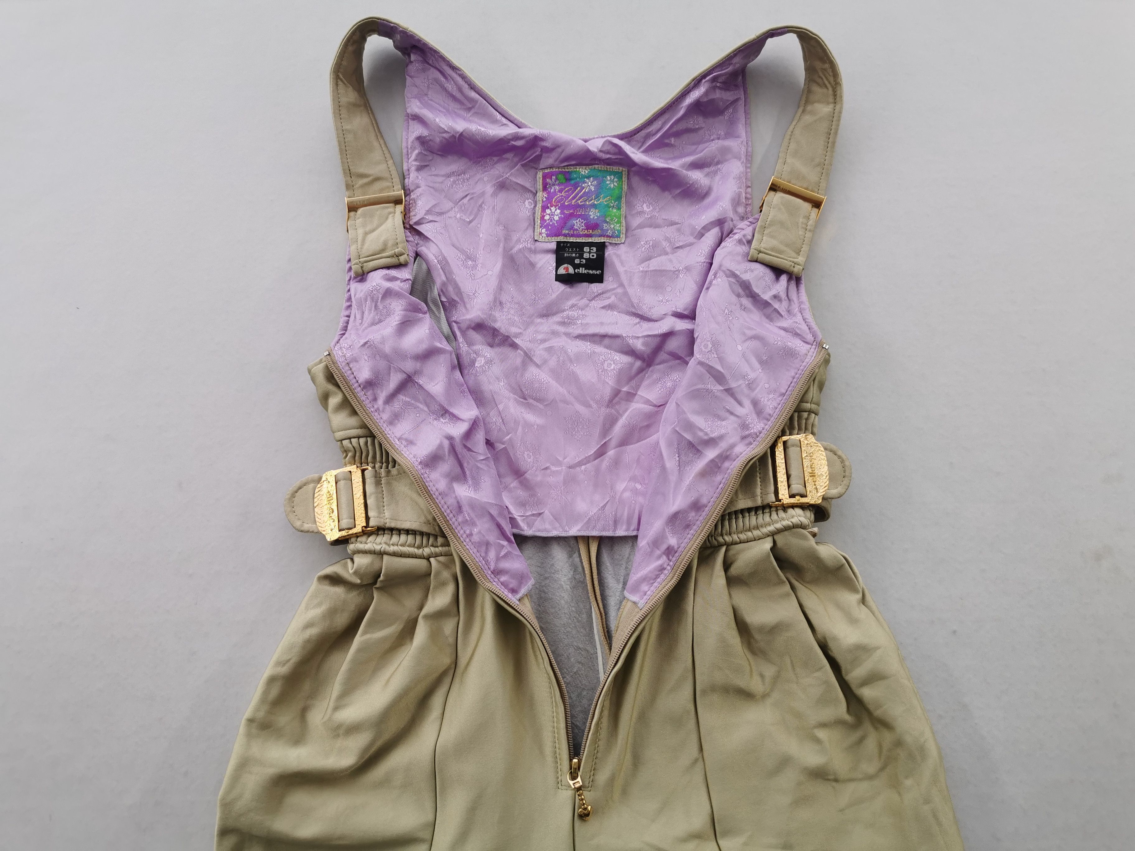 Ellesse Vintage Ellesse Jumpsuit Made In Japan Overall Winter Snow Size 24" / US 00 / IT 34 - 6 Thumbnail