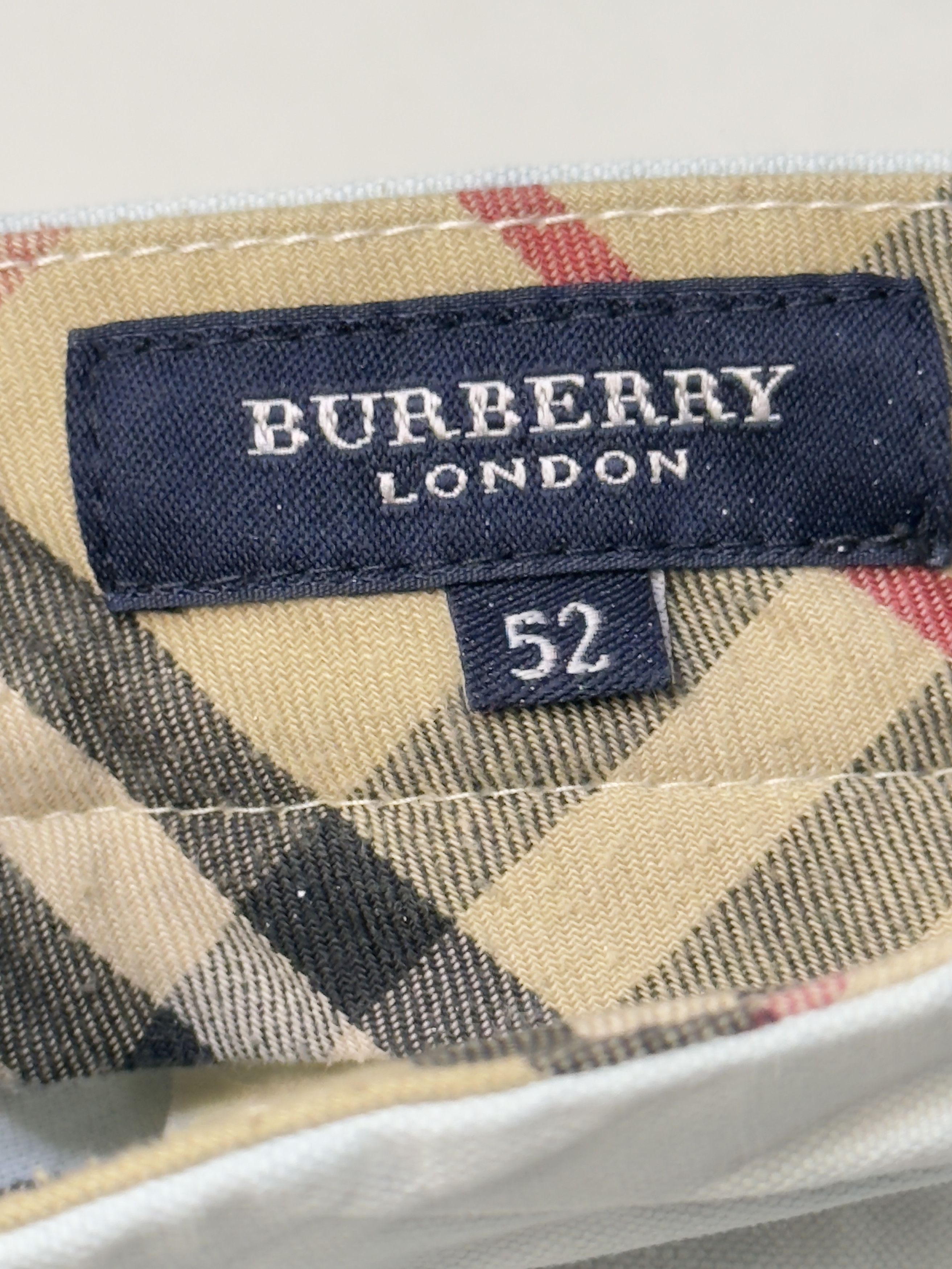 Burberry 🔥Babyblue Burberry light pants cotton and linen size 36 Size US 36 / EU 52 - 10 Thumbnail
