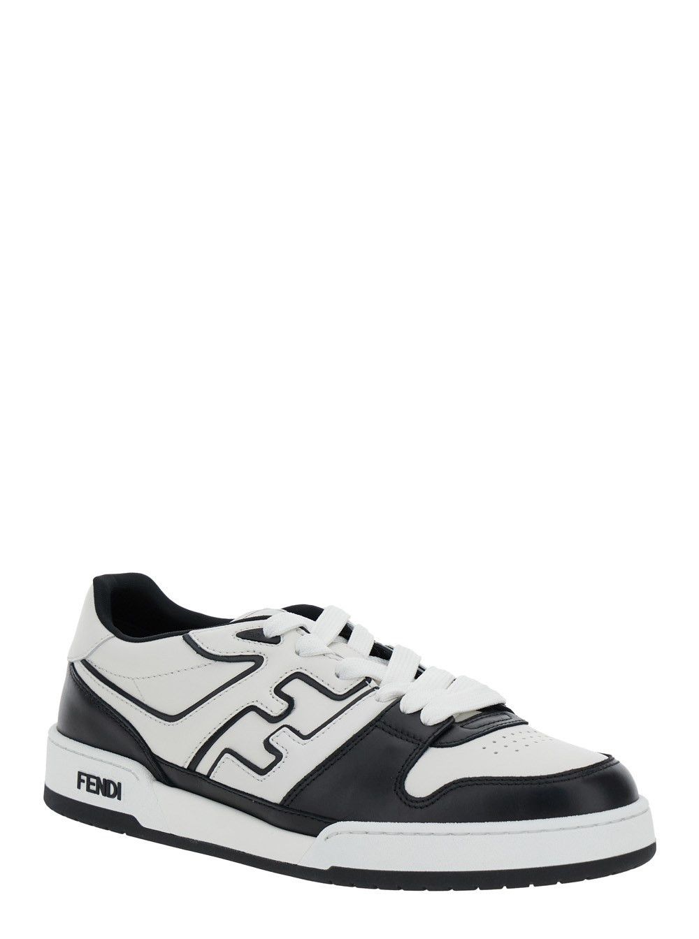 Fendi o1s1wg110426 Low-Top Sneakers in White/Black Size US 12 / EU 45 - 2 Thumbnail