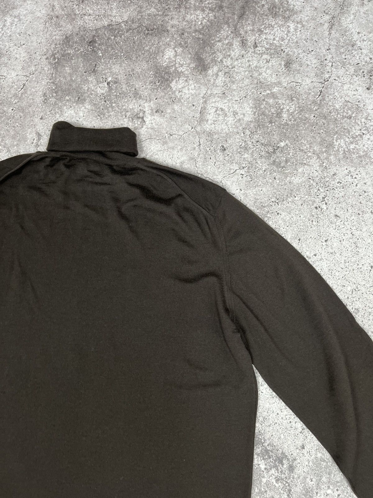Ermenegildo Zegna Ermenegildo Zegna Lana Wool Sweater Turtle Neck Jumper Size US XXL / EU 58 / 5 - 19 Thumbnail