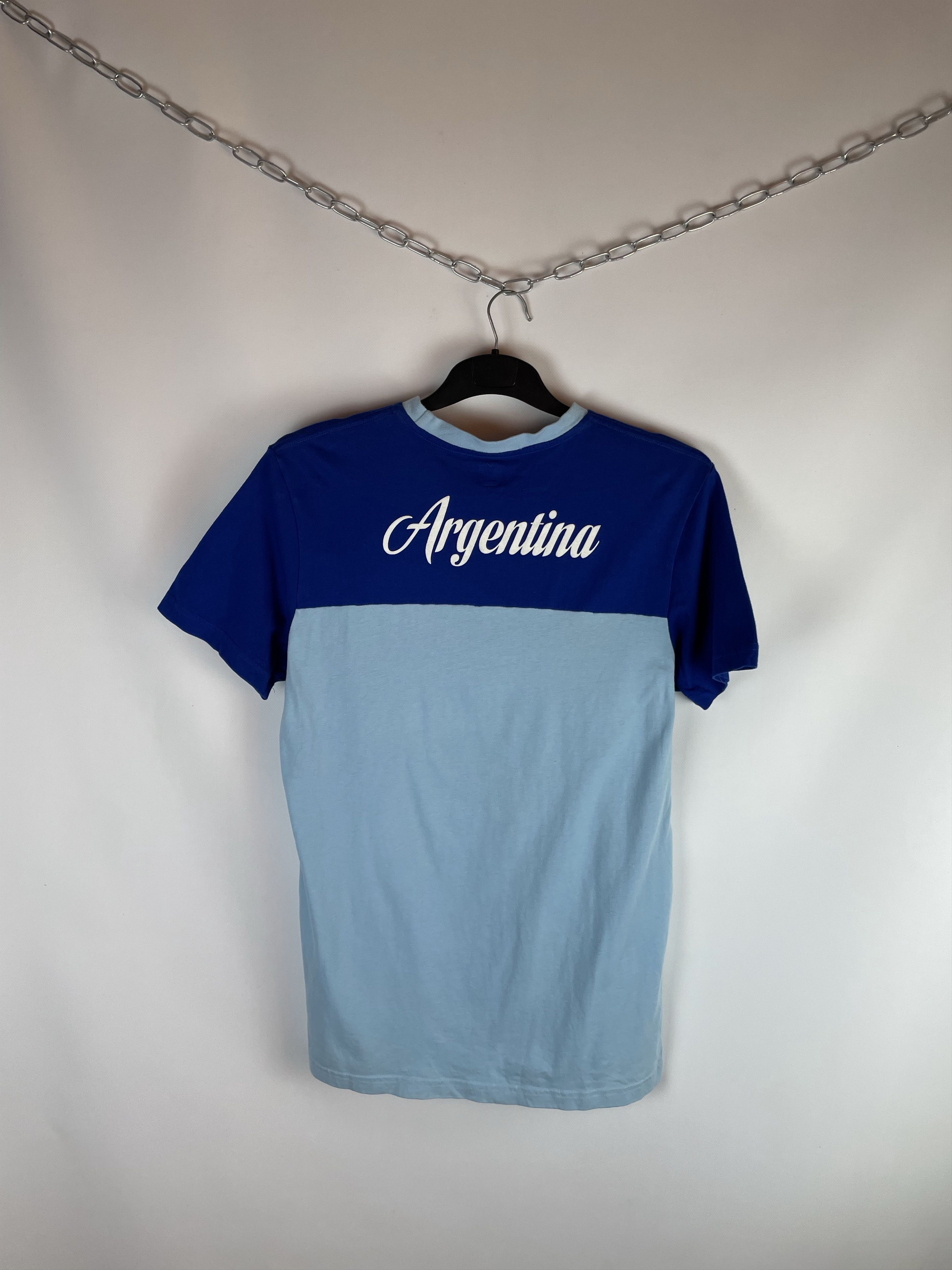 Adidas Vintage adidas Argentina jersey tee Size US L / EU 52-54 / 3 - 10 Thumbnail