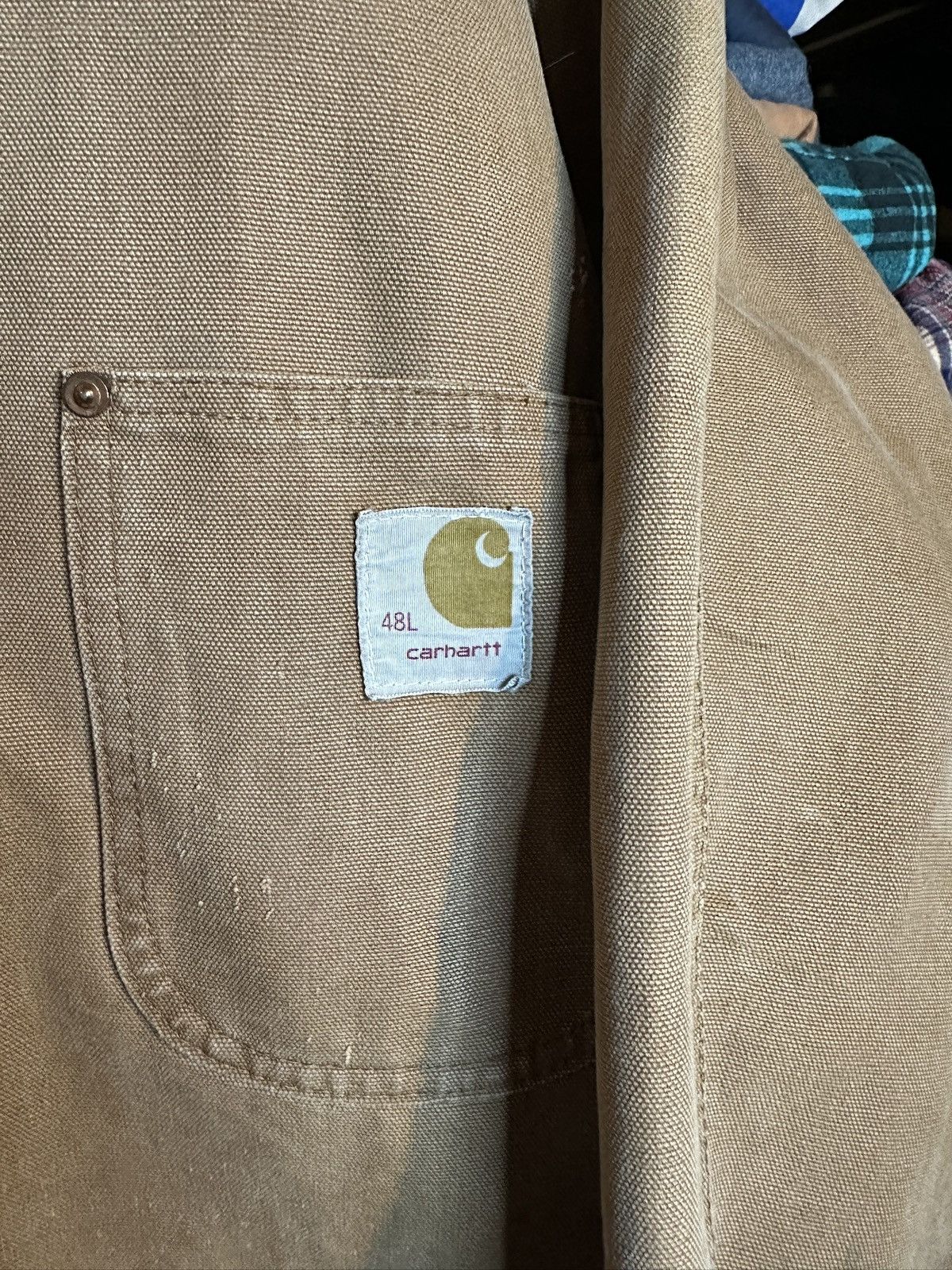 Carhartt Vintage 90s Carhartt Chore coat Size US XL / EU 56 / 4 - 2 Thumbnail