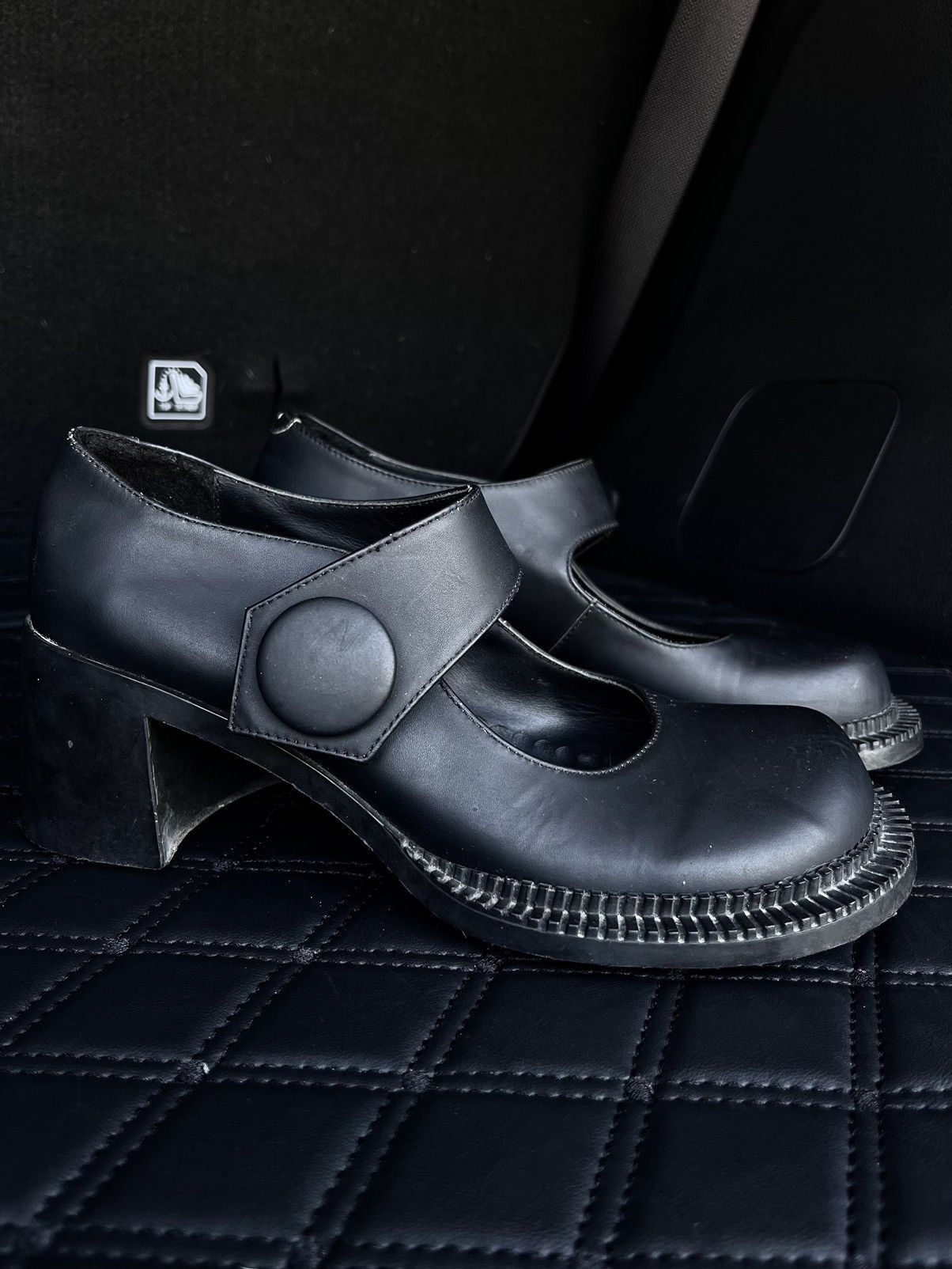 Maison Margiela Fall 2019 Maison Margiela Chunky Mary Jane Heels Size US 5 / IT 35 - 1 Thumbnail