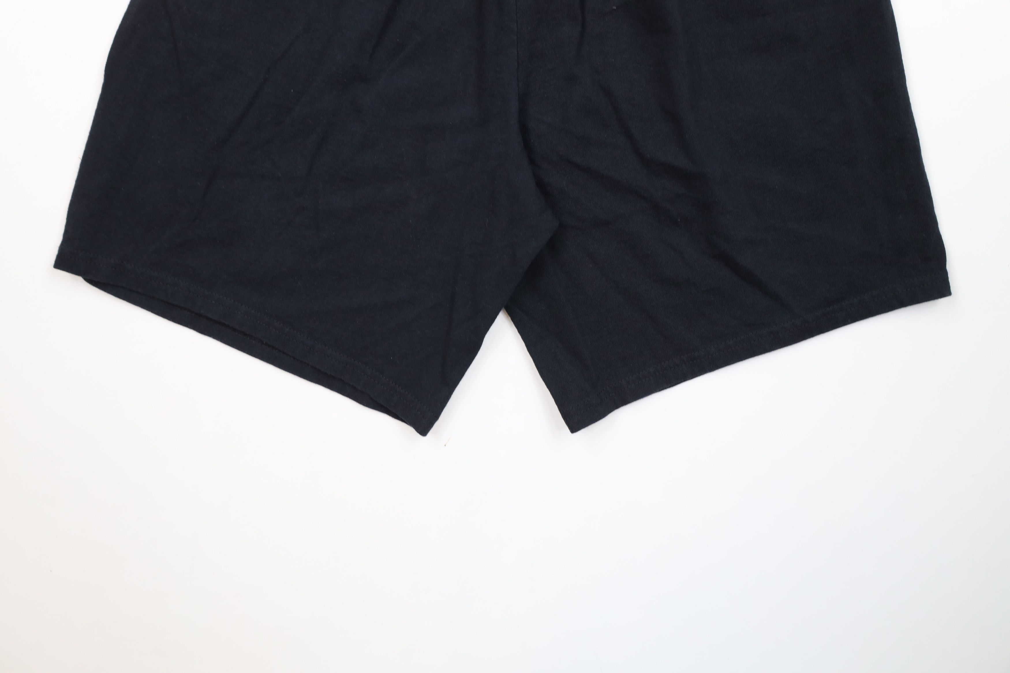 Vintage Vintage 90s Streetwear Blank Cotton Above Knee Shorts Black Size US 30 / EU 46 - 12 Thumbnail