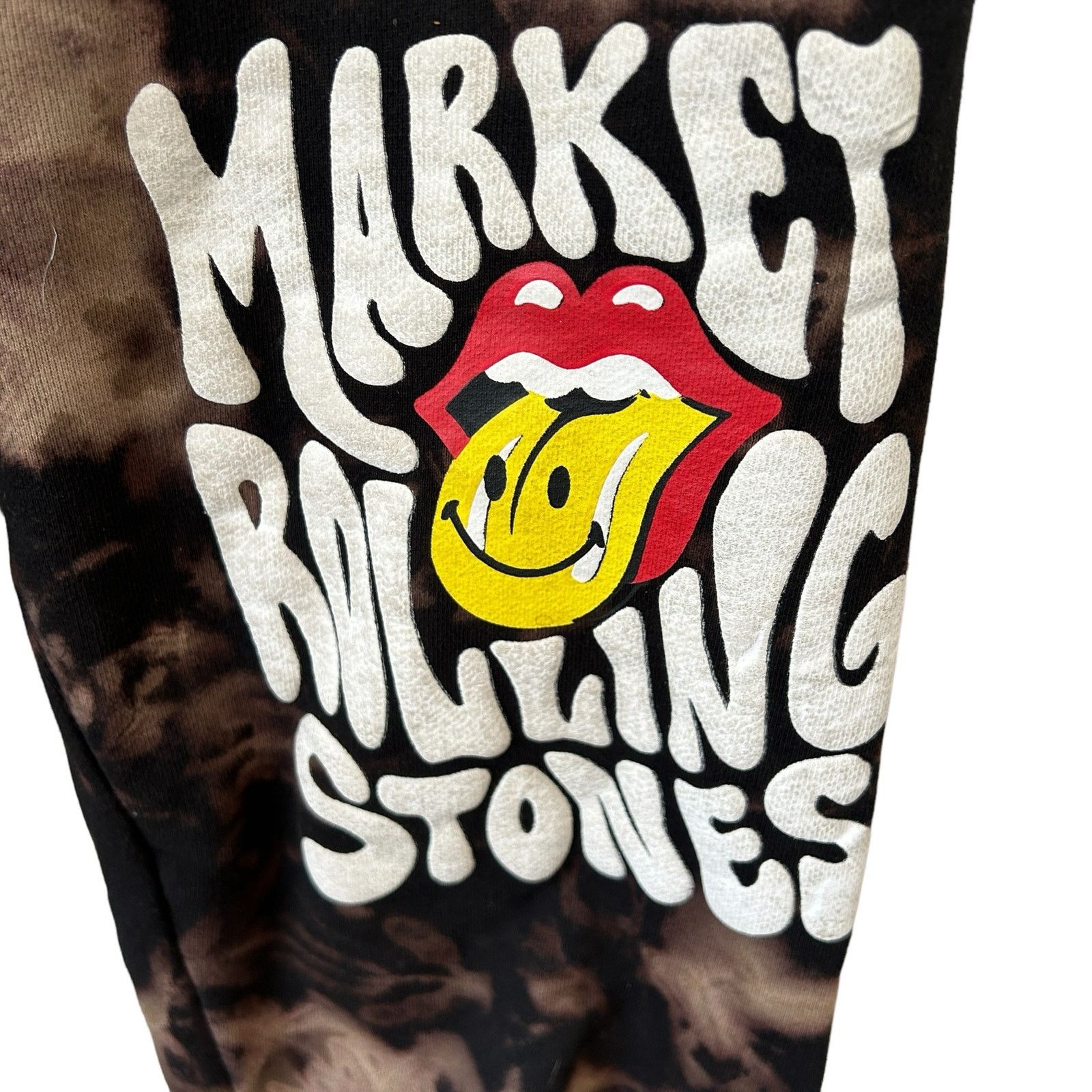 Market Smiley X MARKET Rolling Stone Joggers Brown Black Tie Dye XL Size US 36 / EU 52 - 5 Thumbnail
