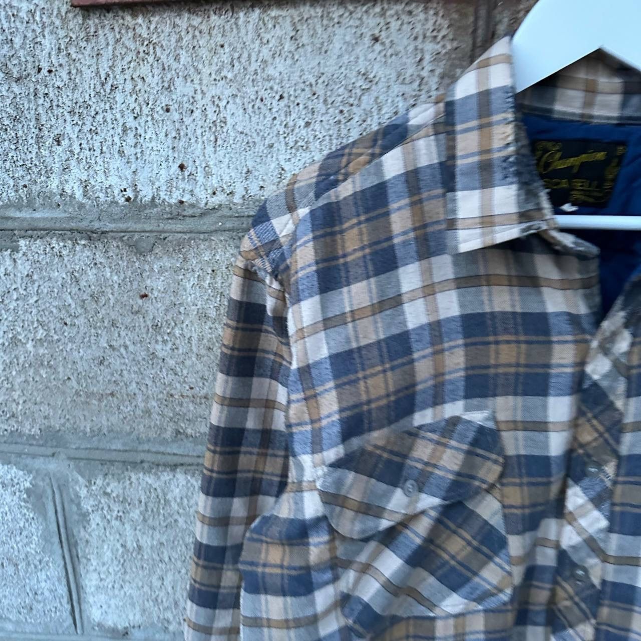 Grailed VTG Winter Fleece Checkered Shirt Button Up Size L Champion Size US L / EU 52-54 / 3 - 6 Thumbnail