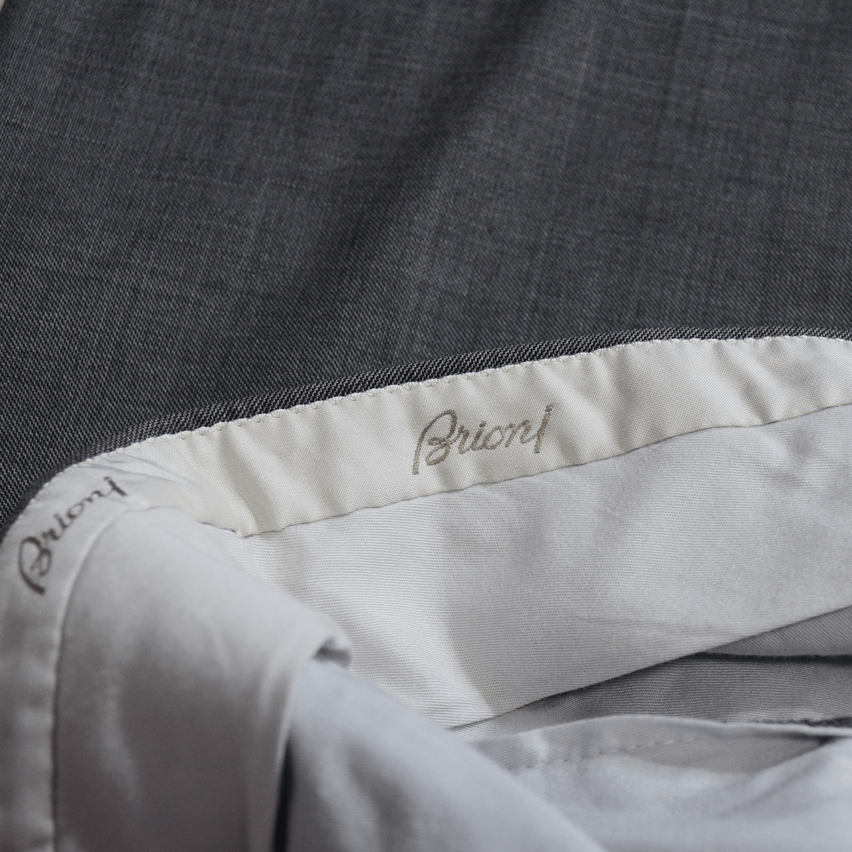 Brioni Brioni Cannes Pants Mens size 54R Wool Flat Front Trouser Size US 34 / EU 50 - 9 Thumbnail