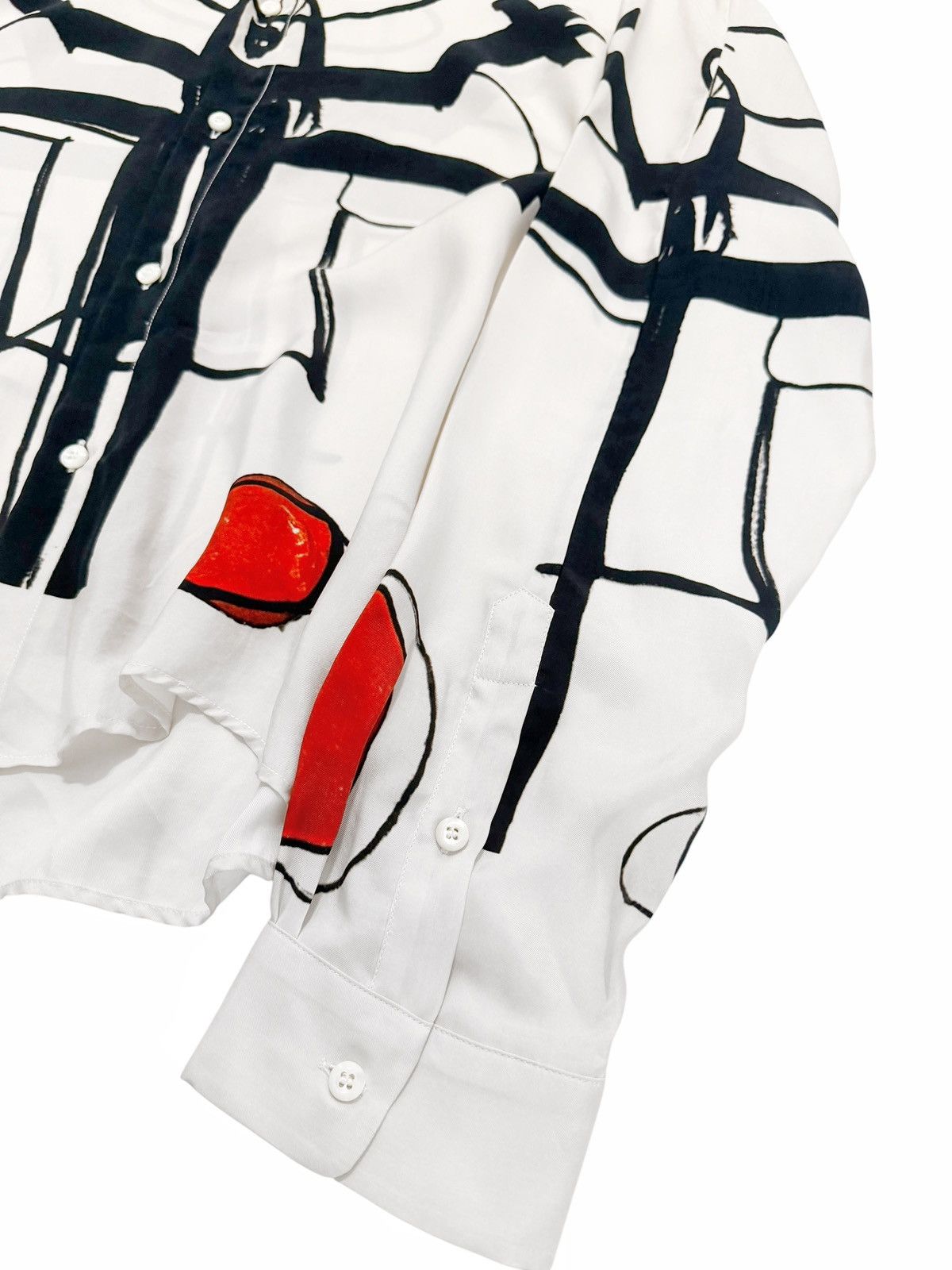 424 1/1 Sample Crucifix Crucifixion Oversized Silky Shirt Size US S / EU 44-46 / 1 - 4 Thumbnail