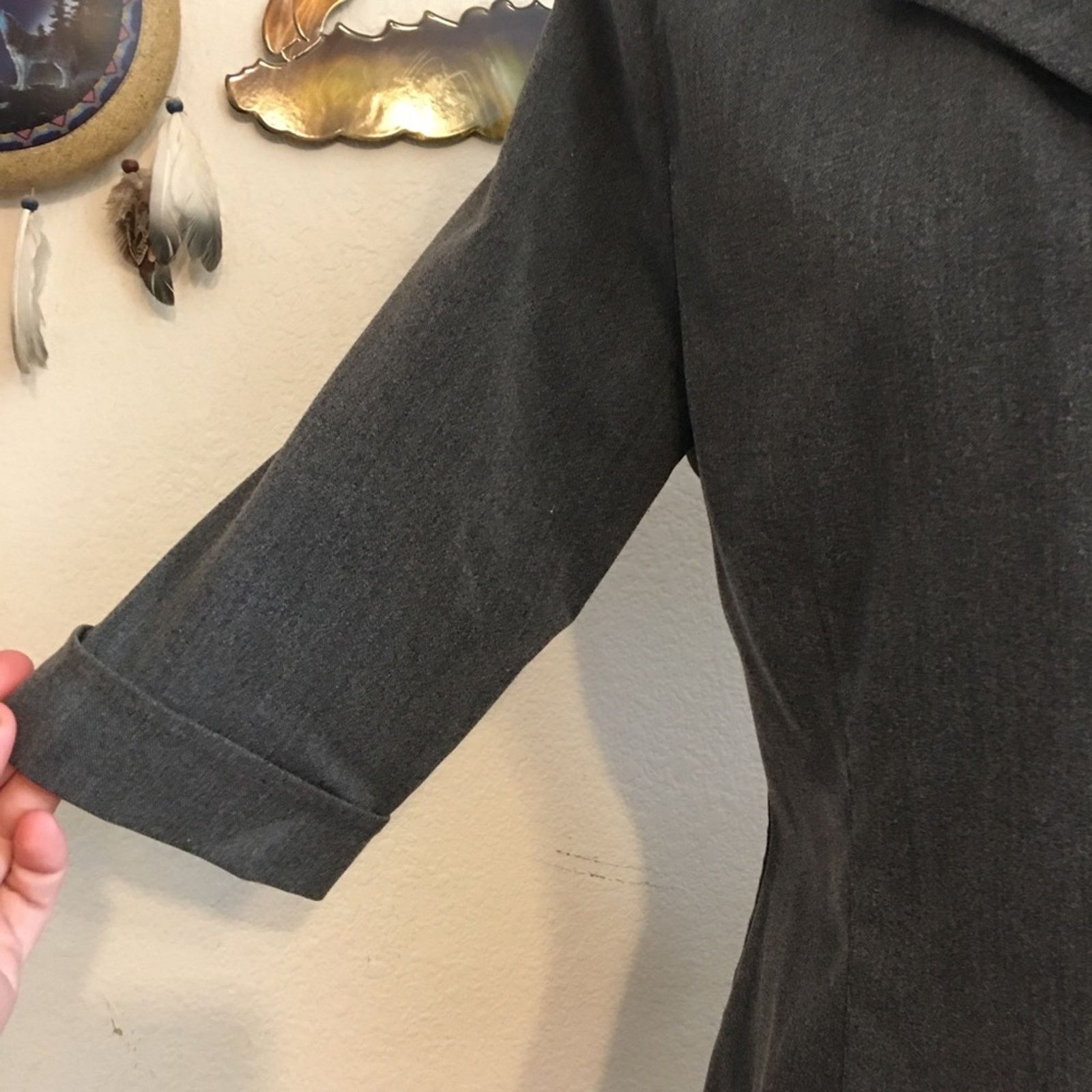 Other Mixit gray button front jacket 10 Size L / US 10 / IT 46 - 3 Thumbnail