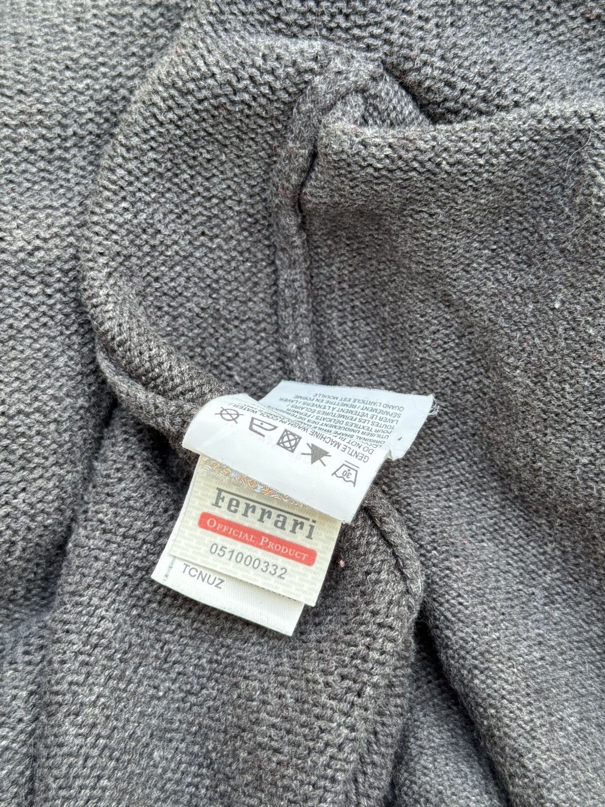 Ferrari Scuderia Ferrari X Puma cotton knit faded black jacket Size US L / EU 52-54 / 3 - 9 Thumbnail