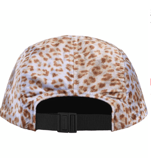 Supreme Supreme Leopard Velvet Camp Cap Tan Size ONE SIZE - 2 Thumbnail