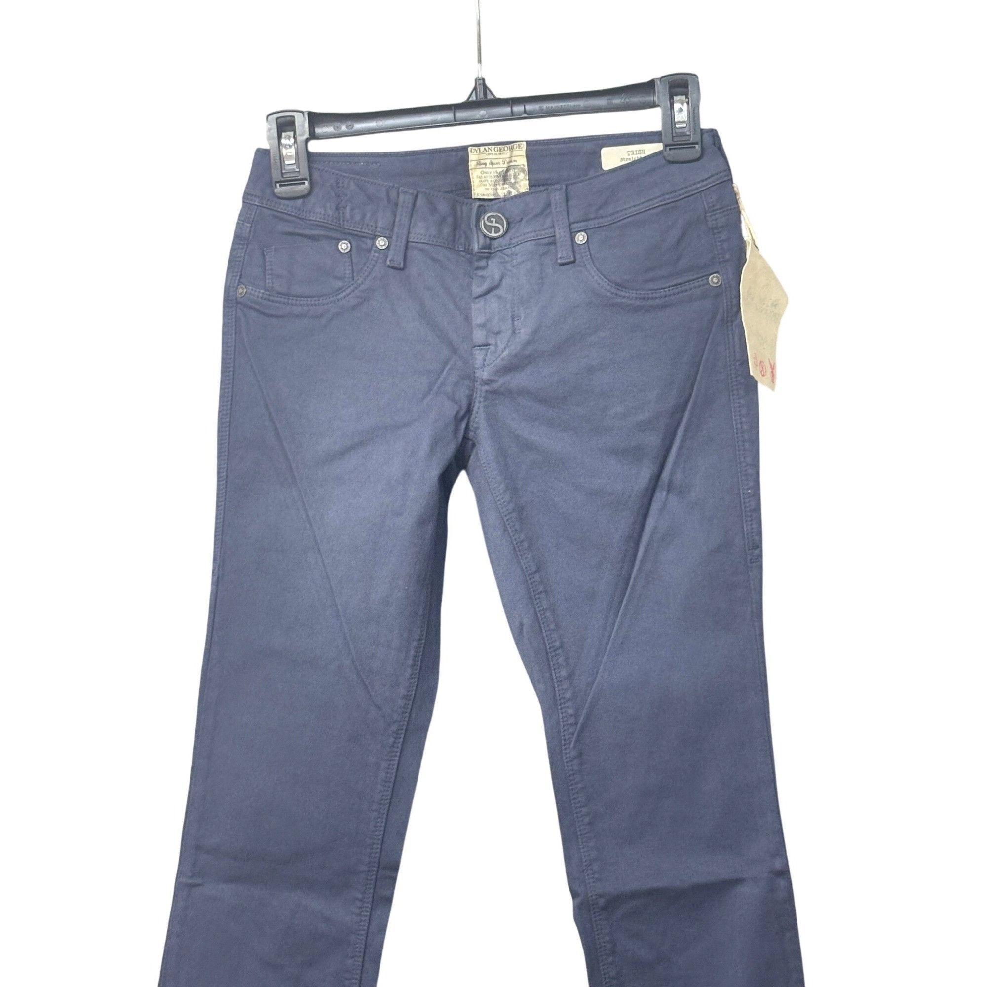 Other Dylan George Trish Straight Leg Cotton Pants, Blue, Sz. 24 Size 42" / US 20 - 2 Thumbnail