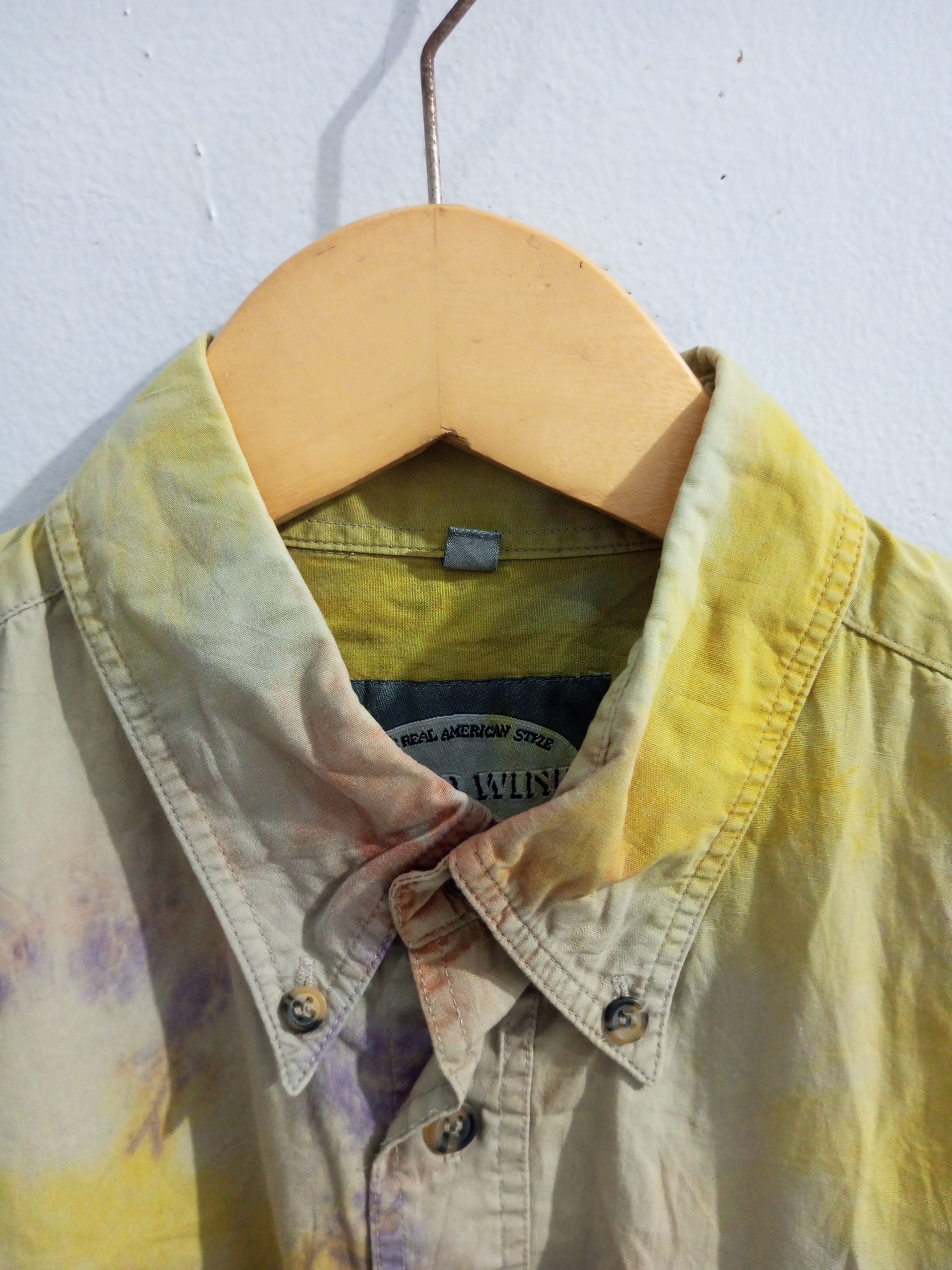 Vintage Vintage Head wind tie dye multi pocket shirt Size US XL / EU 56 / 4 - 6 Thumbnail