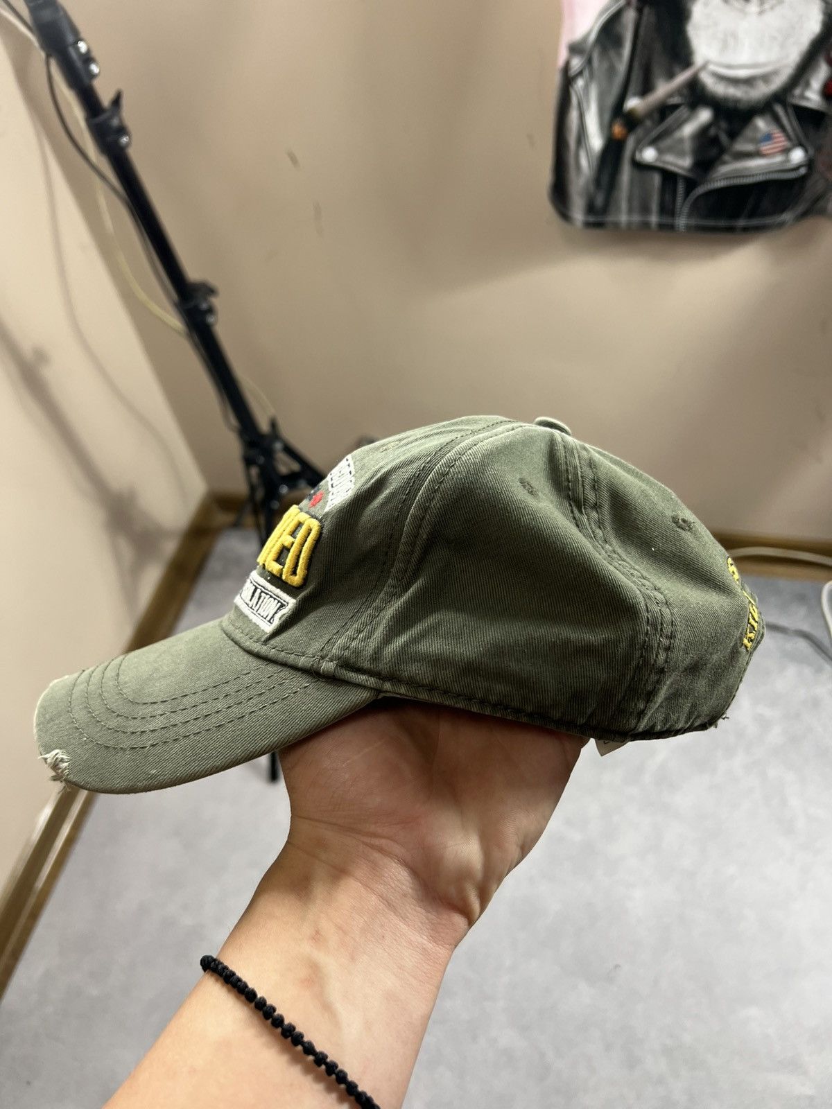 Dsquared2 Vintage Dsquared2 Distressed Rare Rick Owen's style Cap Size ONE SIZE - 5 Thumbnail