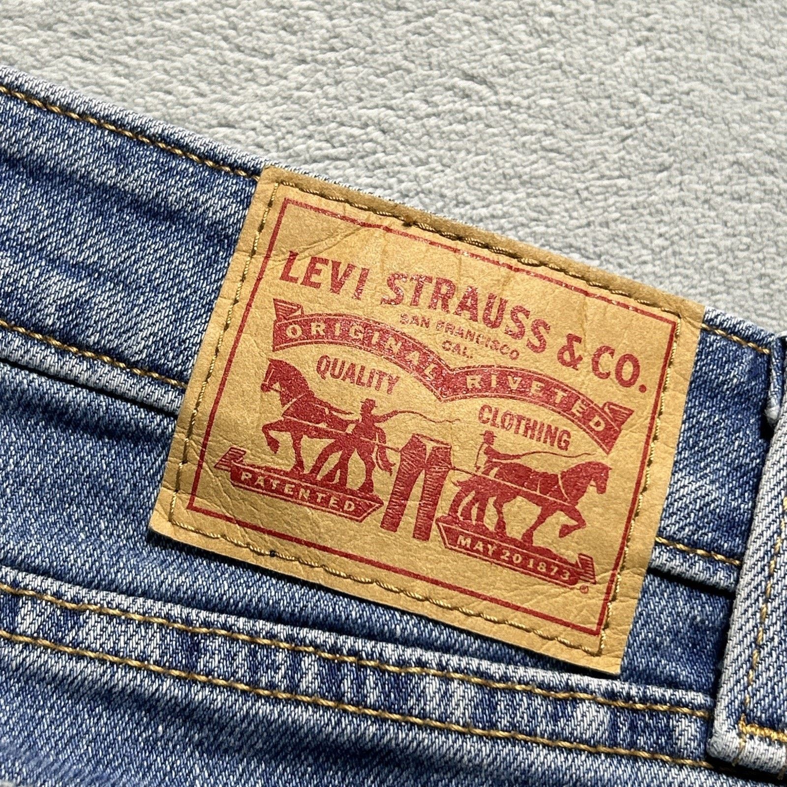 Levi's Levis Beyond Baggy Jeans Womens 31 35x25 Hamilton Wide Loose Size 35" - 6 Thumbnail
