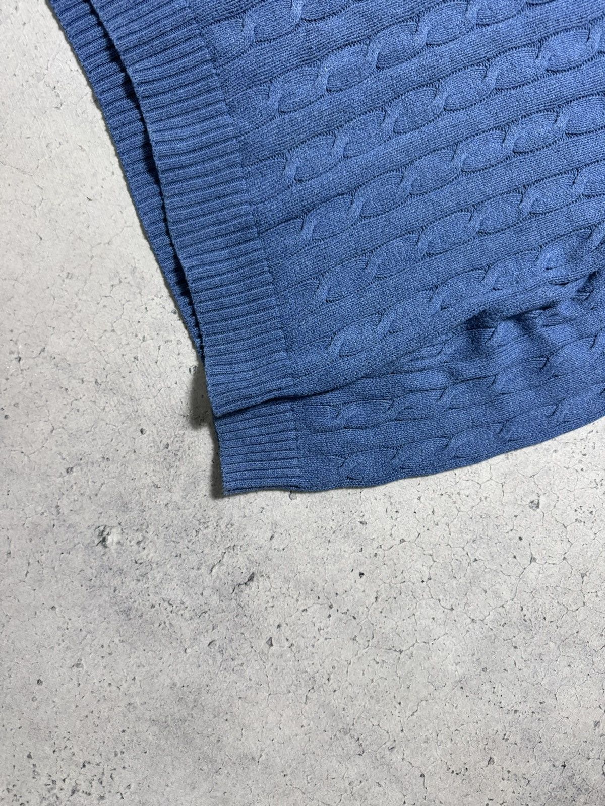 Polo Ralph Lauren Polo Ralph Lauren Blue Cable Knit Sweater Size M PRL Size US M / EU 48-50 / 2 - 4 Thumbnail