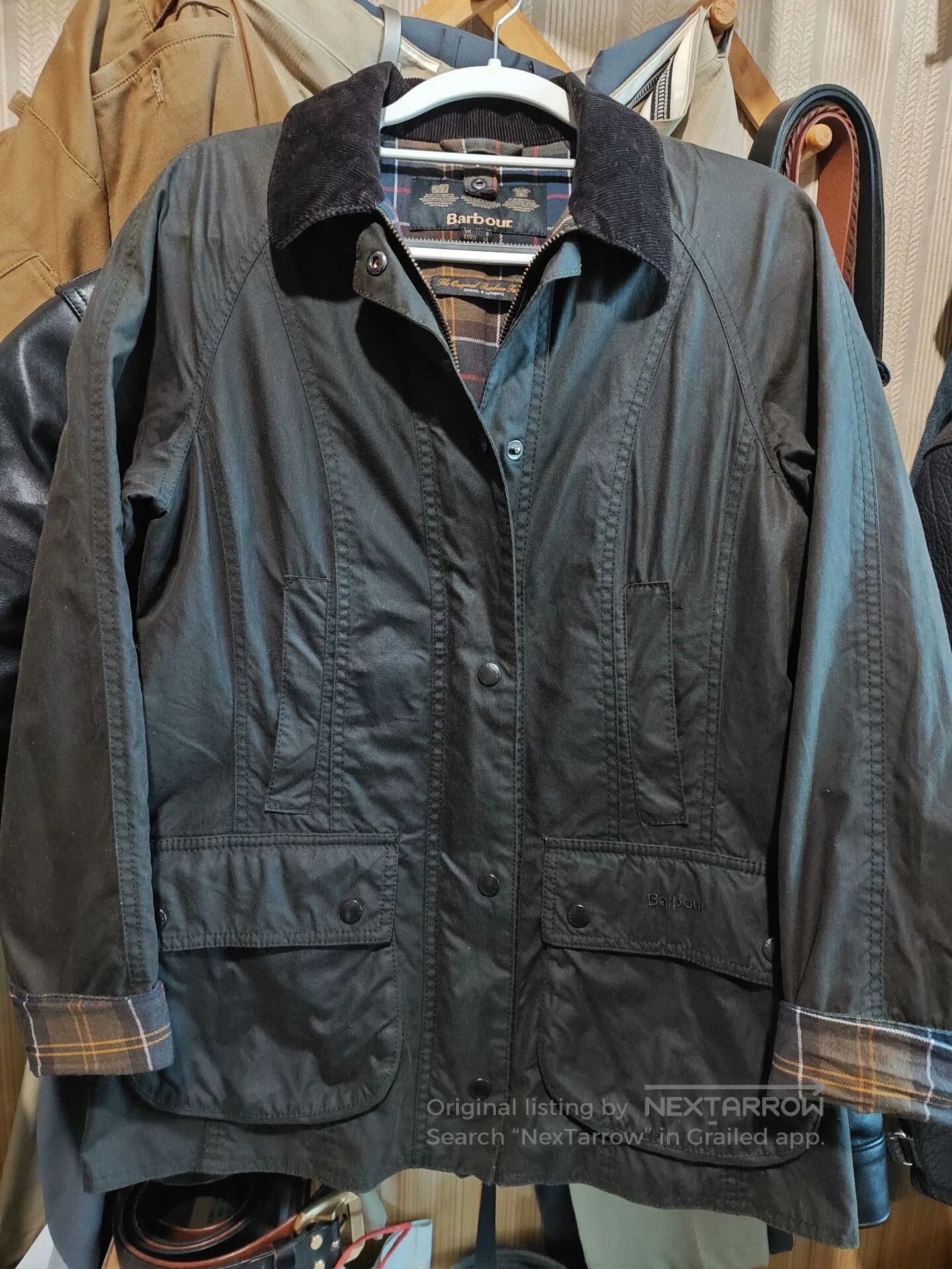 Barbour Barbour Beadnell Waxed Trench Coat. Size M / US 6-8 / IT 42-44 - 2 Thumbnail