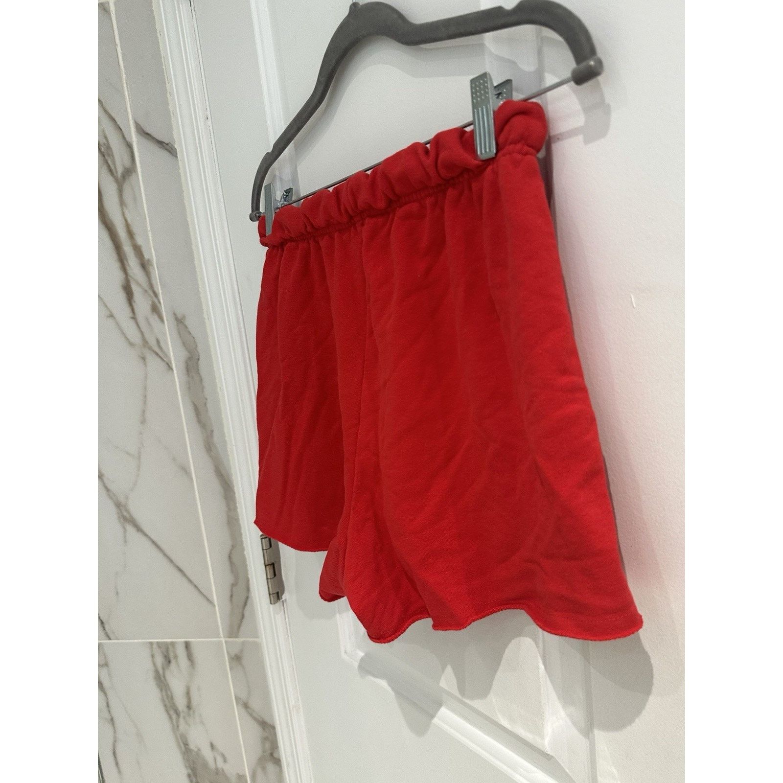 Primark Primark Women’s Red Shorts Elasticated Waist Size Small Size 26" / US 2 / IT 38 - 10 Thumbnail