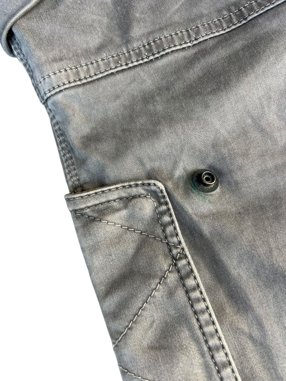 Tete Homme Tete Homme Gas Mask Cargo Stretch Trouser Flare Pant Size US 28 / EU 44 - 19 Thumbnail