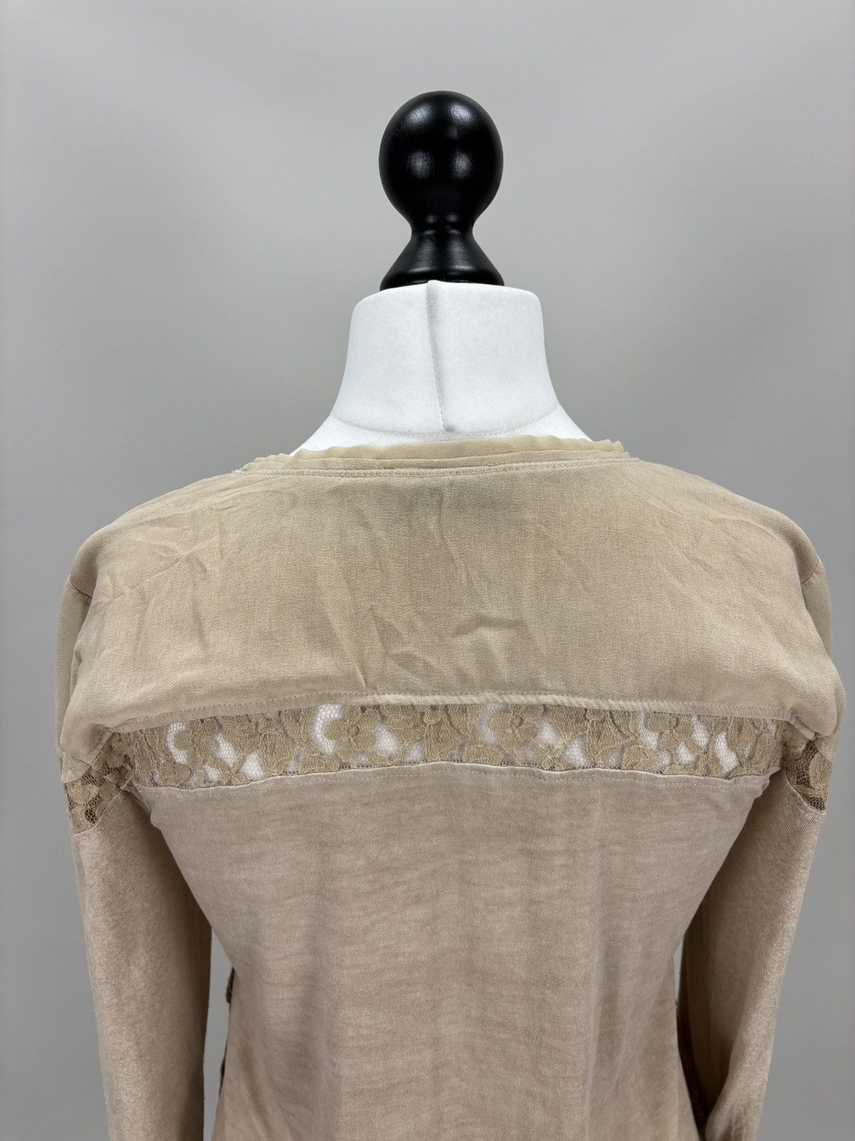 Elisa Cavaletti Womens blouse Elisa Cavaletti Size M Color Beige Size M / US 6-8 / IT 42-44 - 7 Thumbnail