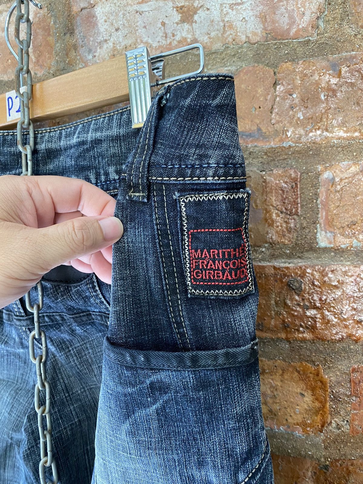 JNCO × Japanese Brand × Marithe + Francois Girbaud 2000s MFG Wide Leg Flare baggy denim Size 31" - 12 Thumbnail
