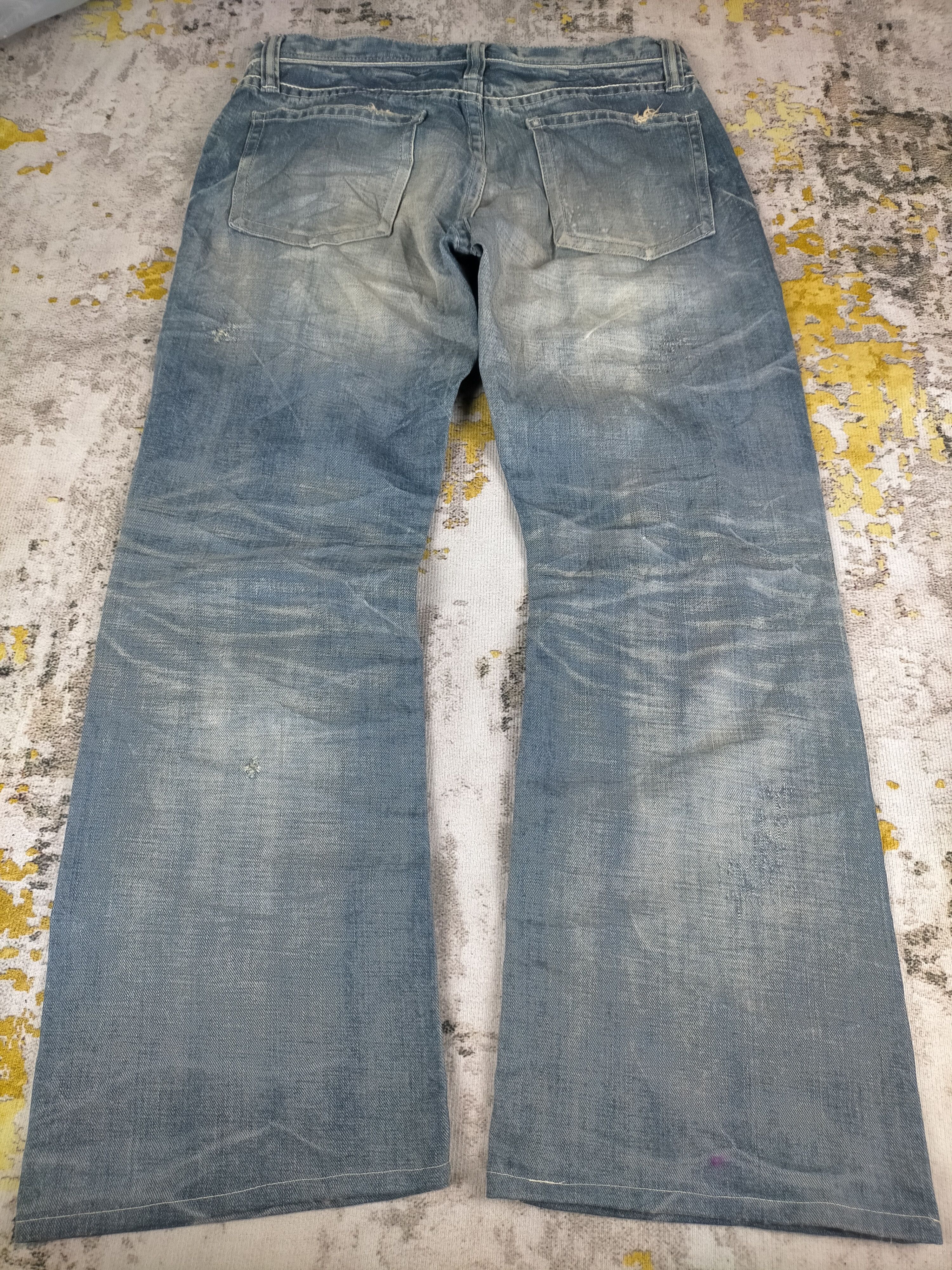 If Six Was Nine 🔥 90s Flared Delay By Fin & Sons Mudwash Jeans Size US 33 - 5 Thumbnail