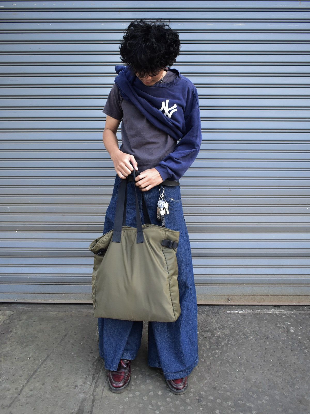 Yohji Yamamoto INED HOMME by YOHJI YAMAMOTO TOTE BAG Size ONE SIZE - 2 Thumbnail