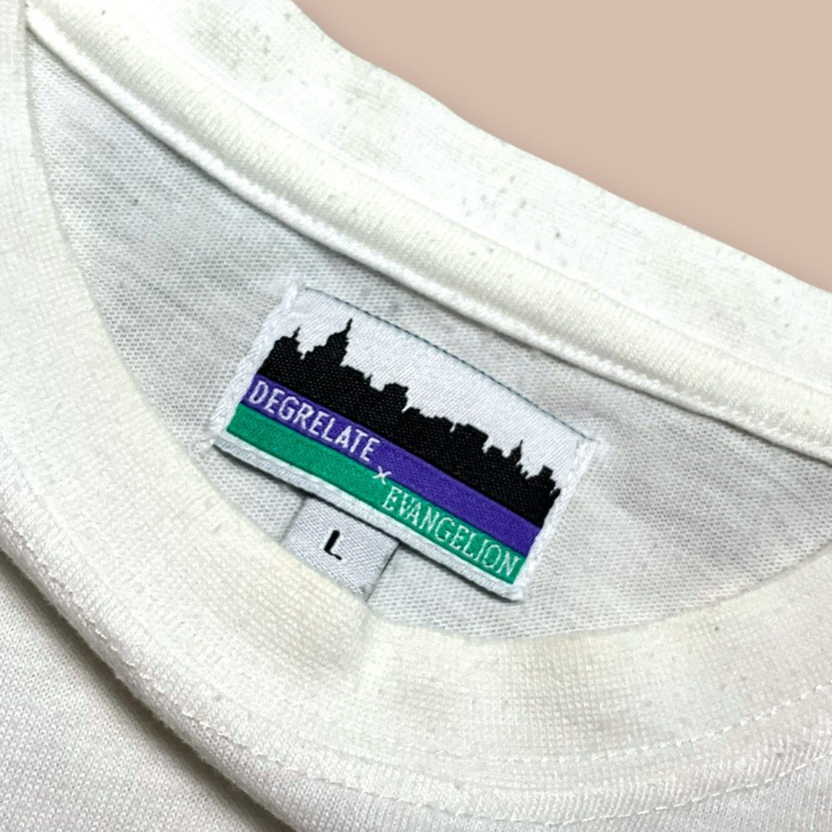 Anime DEGRELATE x EVANGELION Graphic White Tee Size US L / EU 52-54 / 3 - 7 Thumbnail