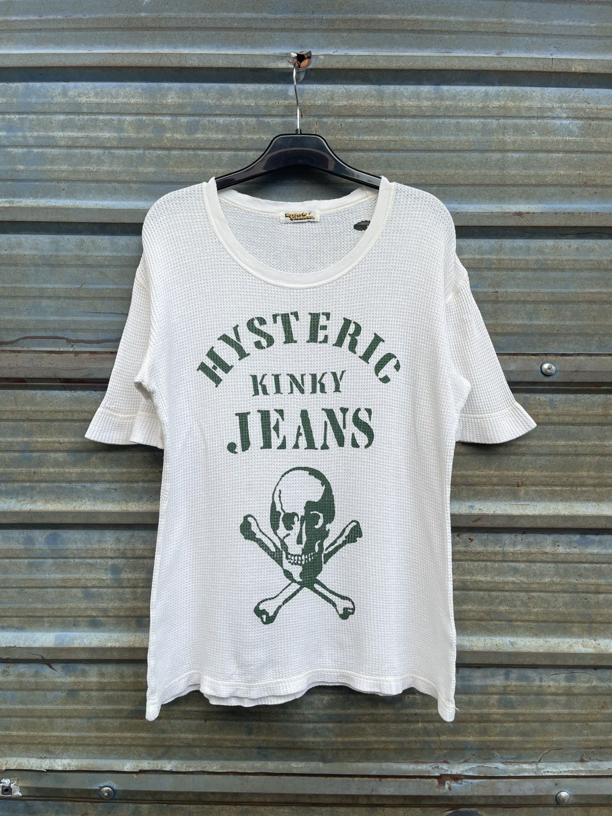 Hysteric Glamour Supreme Green Skull Full Print Skeleton T-shirt